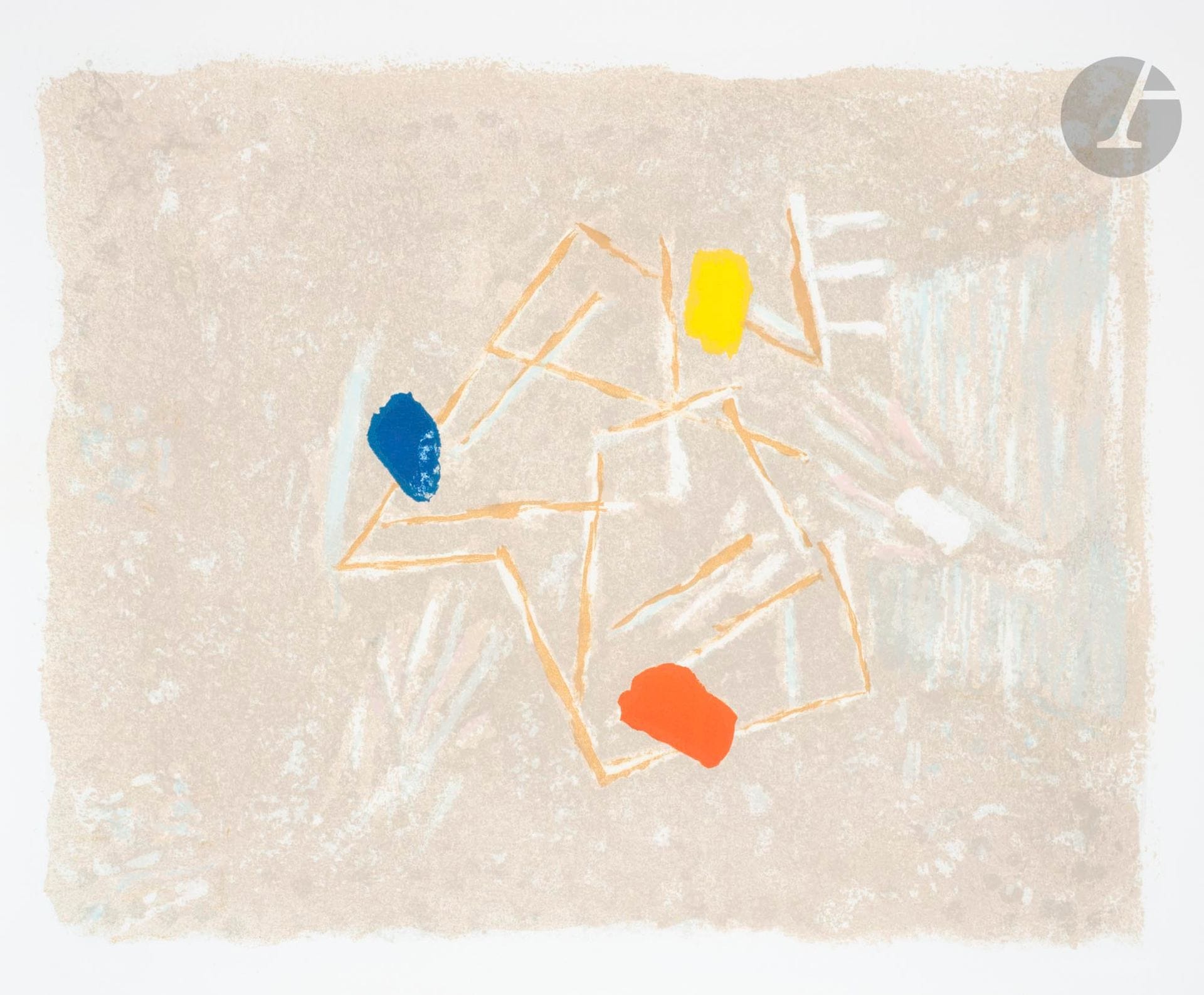 Shafic ABBOUD (Liban-France, 1926-2004)
Le Jeu de la Ficelle, 1985
Sérigraphie.
Signée et numérotée 6/30.
50 x 65 cm

Screen print.
Signed and numbered 6/30. 

Bibliographie :
Shafic Abboud, Claude Lemand, Paris, 2006, p. 326. 

Provenance :
Don de Christine Abboud.
