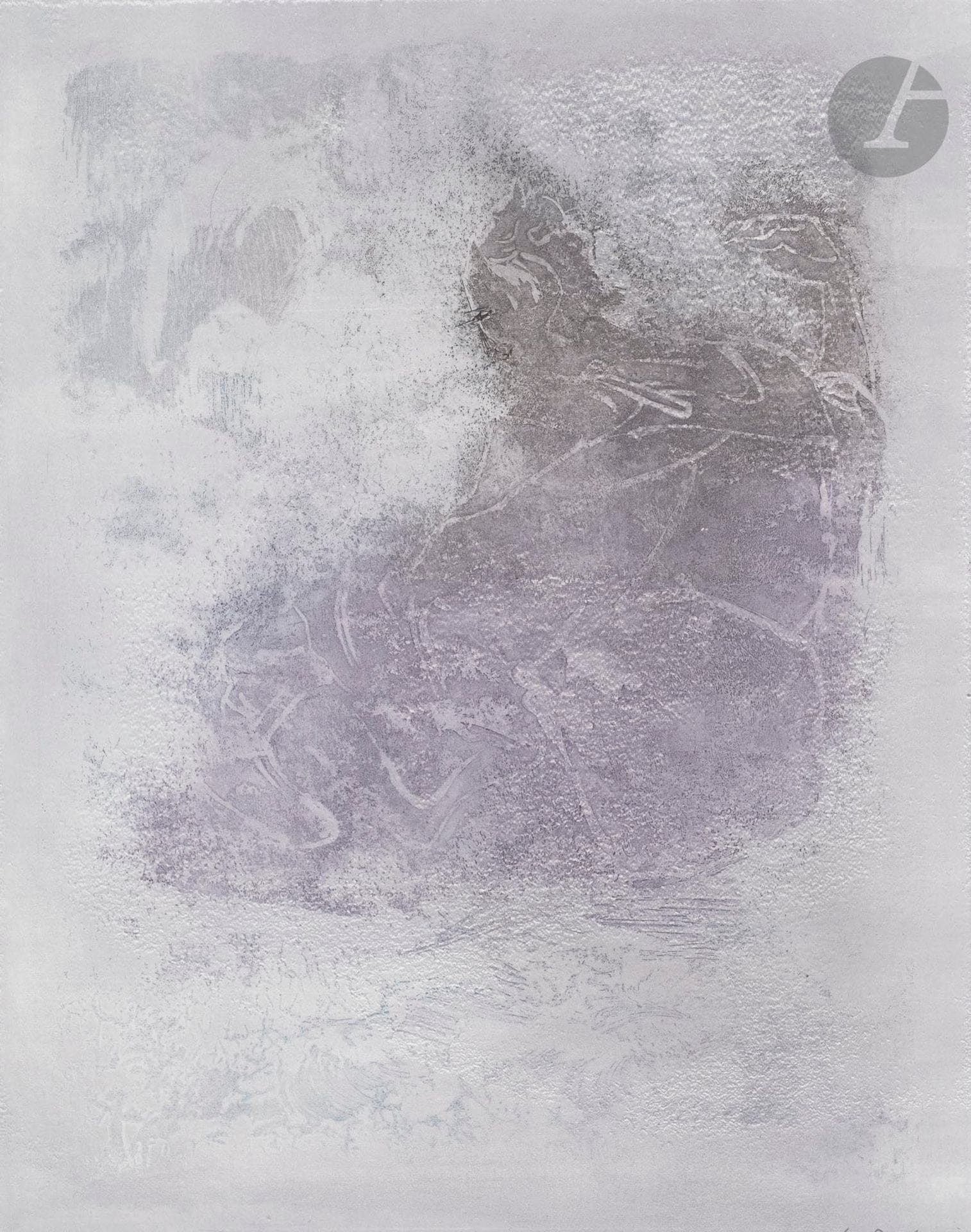 Abdallah BENANTEUR (Algérie-France, 1931-2017)
La Bouddhiste, 1984
Eau-forte sur zinc.
Signée, titrée et numérotée 9/17.
26,8 x 20,8 cm

Zinc plate etching.
Signed, titled and numbered 9/17.

Provenance :
Don de Claude et France Lemand.