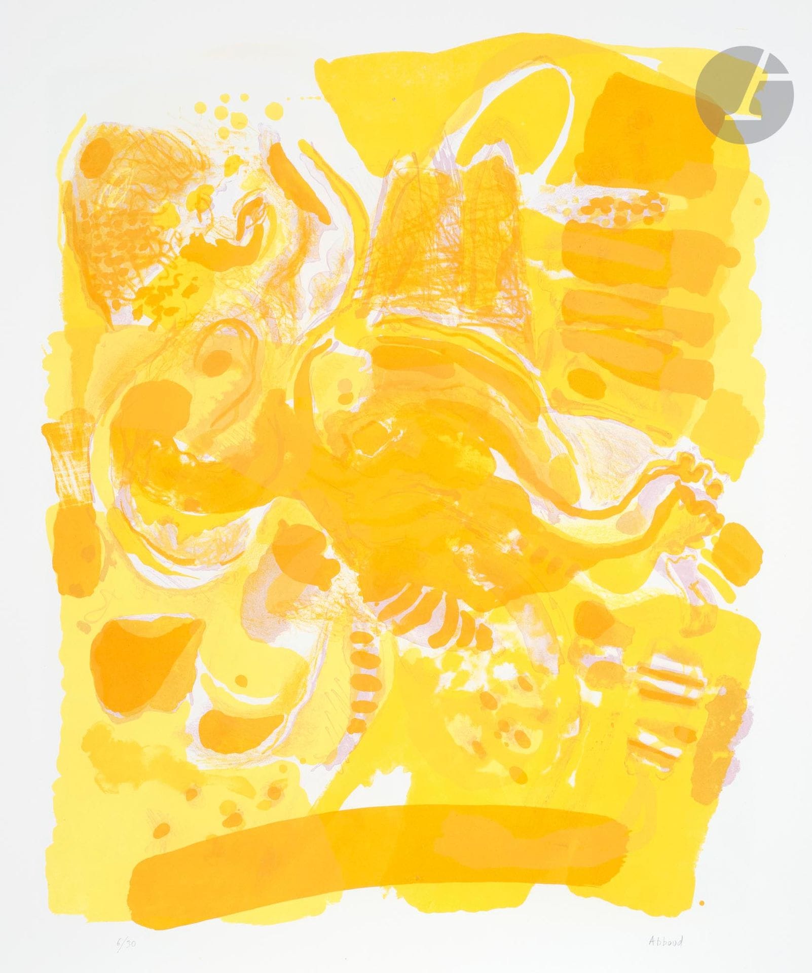 Shafic ABBOUD (Liban-France, 1926-2004)
La Fille Lumière, 1969
Lithographie. 
Signée et numérotée 6/30.
65 x 50 cm

Lithograph. 
Signed and numbered 6/30. 

Bibliographie :
Shafic Abboud, Claude Lemand, Paris, 2006, p. 311.

Provenance :
Don de Claude et France Lemand.