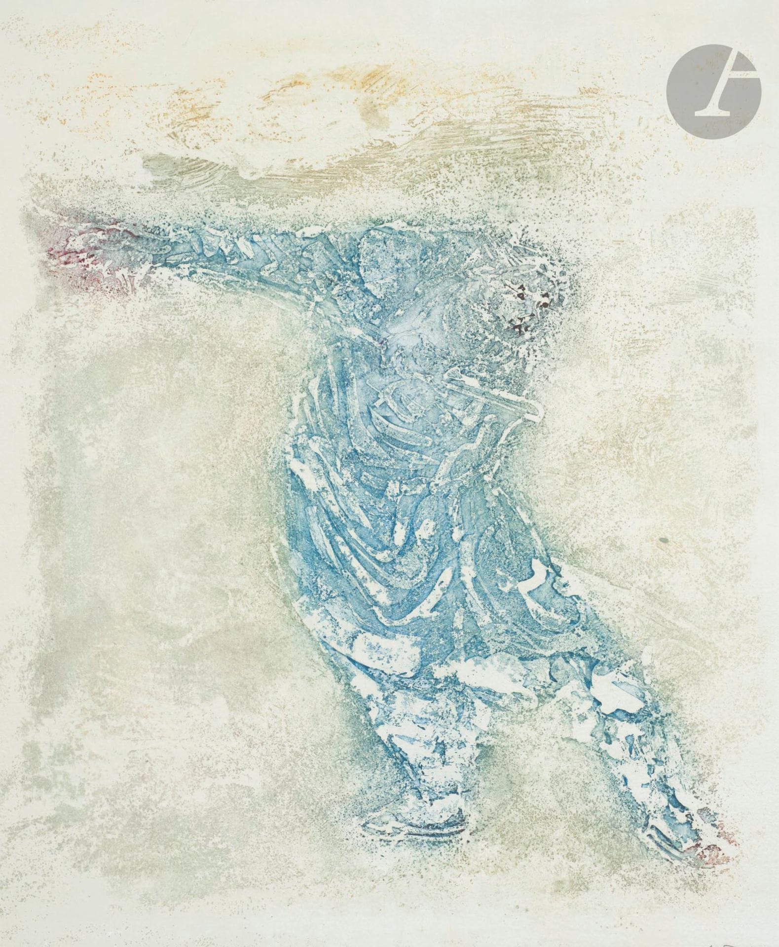 Abdallah BENANTEUR (Algérie-France, 1931-2017)
Le Geste, 1985
Eau-forte sur zinc.
Signée, titrée et numérotée 17/17.
29,5 x 24 cm

Zinc plate etching.
Signed, titled and numbered 17/17.

Bibliographie :
Claude Lemand, Benanteur, Œuvres graphiques, Volume 2, Paris, 2005, p. 93.

Provenance :
Don de Claude et France Lemand.