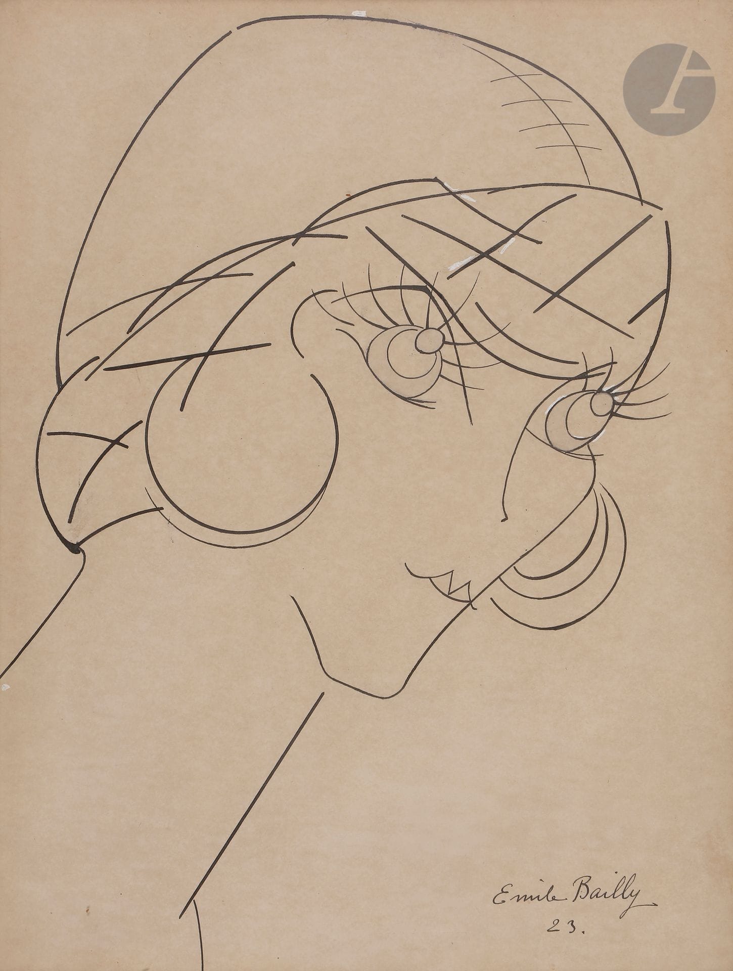Yvonne LEFÉBURE (1898-1986) pianiste et pédagogue. 5 L.A.S., Paris et Vichy 1966-[1980 ?], à son ancien élève Rémy Stricker ; 10 pages formats divers, 3 enveloppes.
Samedi [12 février 1966]. Elle a retrouvé Rémy « en belle forme pianistique » : « Le beau style dans sa simplicité. Sa pureté qui n’exclut pas l’ardeur… Et le présentateur est magnifique. Je lui prédis grande carrière, et s’il devient un guide pour l’opinion du public cultivé (ou même moyen) ce sera un bienfait pour tous »… Dimanche [27 août 1967]. À son retour de Vichy, elle fera quelques cours (à l’atelier) pour les inscrits au Juillet musical. « Je tiens beaucoup beaucoup à notre projet de collaboration, et je compte bien relancer l’ami Erisman ! »… 17 avril. « Ce désolant échec d’un projet qui me tenait à cœur m’a fait beaucoup de peine. […] Vous savez que je juge des choses, objectivement, avec le souci de faire juste part à chacun. De toutes façons, rien n’est changé pour notre passé musical, et je vous souhaite toujours, avec affection (et confiance en vos dons) réussite et bonheur »… Etc. Plus une carte de visite a.s. à son amie Mme P. Stricker.
On joint un beau portrait, dessin à la plume signé Émile Bailly, 1923 (34,5 x 25,5 cm, encadré).