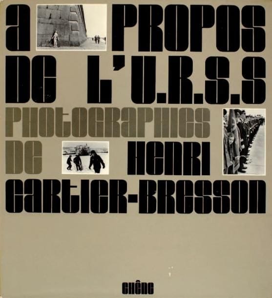 Henri Cartier-Bresson (1908-2004)
Deux livres signés. A propos de l'URSS. Photographies de Henri Cartier-Bresson. Editions du Chêne, Paris, 1973. In-4 (26,5 x 24,5 cm). Edition originale, signée et dédicacée par Henri Cartier-Bresson. Cartonnage d'éditeur sous jaquette illustrée. Photoportraits. Editions Gallimard, Paris, 1985. In-4 (29 x 25,5 cm). Edition originale, signée et dédicacée par Henri Cartier-Bresson. Cartonnage d'éditeur sous jaquette illustrée et emboîtage. 