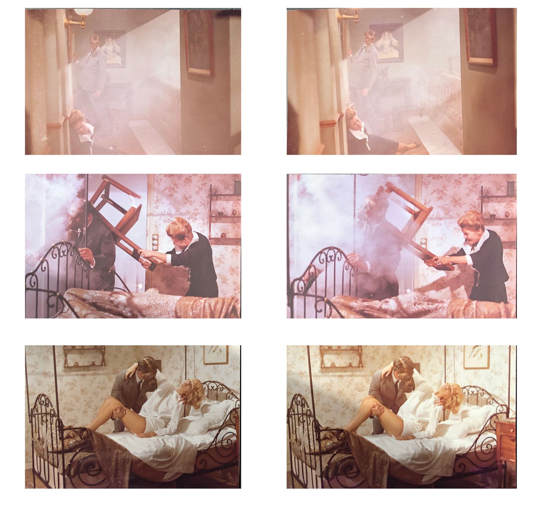 Photographe de plateau
Cinéma, 1962-1967. 
Snobs! De Jean-Pierre Mocky, 1962. 
Les filles de La Rochelle de Bernard Deflandre, 1962. 
Le Vampire de Düsseldorf de Robert Hossein, 1965. 
Monsieur le Président Directeur Général (Appelez-moi Maître) de Jean Girault, 1966. 
La blonde de Pékin de Nicolas Gessner, 1967. 
Week-end de Jean-Luc Godard, 1967. 
13 albums in-folio oblong, composés d'environ 1700 épreuves argentiques d'époque, contrecollées sur feuillets. 
Formats des épreuves : de 12,5 x 17,5 à 21 x 27 cm 

Set photographer
Cinema, 1962-1967. 
Snobs! by Jean-Pierre Mocky, 1962. 
Les filles de La Rochelle by Bernard Deflandre, 1962. 
Le Vampire de Düsseldorf by Robert Hossein, 1965. 
Monsieur le Président Directeur Général (Appelez-moi Maître) by Jean Girault, 1966. 
La blonde de Pékin by Nicolas Gessner, 1967. 
Week-end by Jean-Luc Godard, 1967. 
13 folio albums, composed of about 1700 gelatin silver prints, mounted on sheets. 
Prints : from 12,5 x 17,5 to 21 x 27 cm