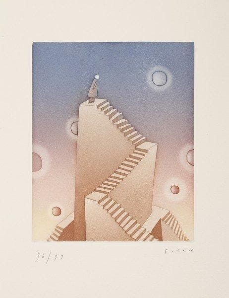 Raymond DEVOS
L'Artiste. S.l., Fidh, 1991. Petit in-4, en feuilles, chemise, emboîtage.