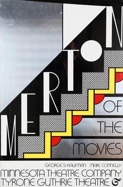 Roy LICHTENSTEIN. Merton of the movies, 1968. List art poster. Sérigraphie. Non entoilée B.E. 75 x 49,5 cm (à vue)  