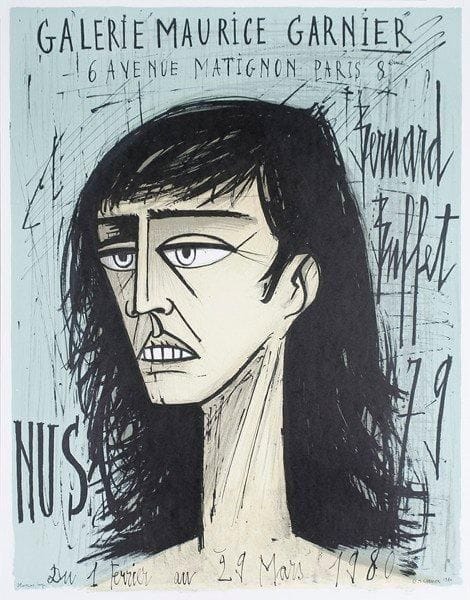 Bernard BUFFET
Galerie Maurice Garnier - Nus, 1980. Imp.Mourlot, Paris. Impression sur papier fort. Non entoilée. B.E. 65 x 52 cm