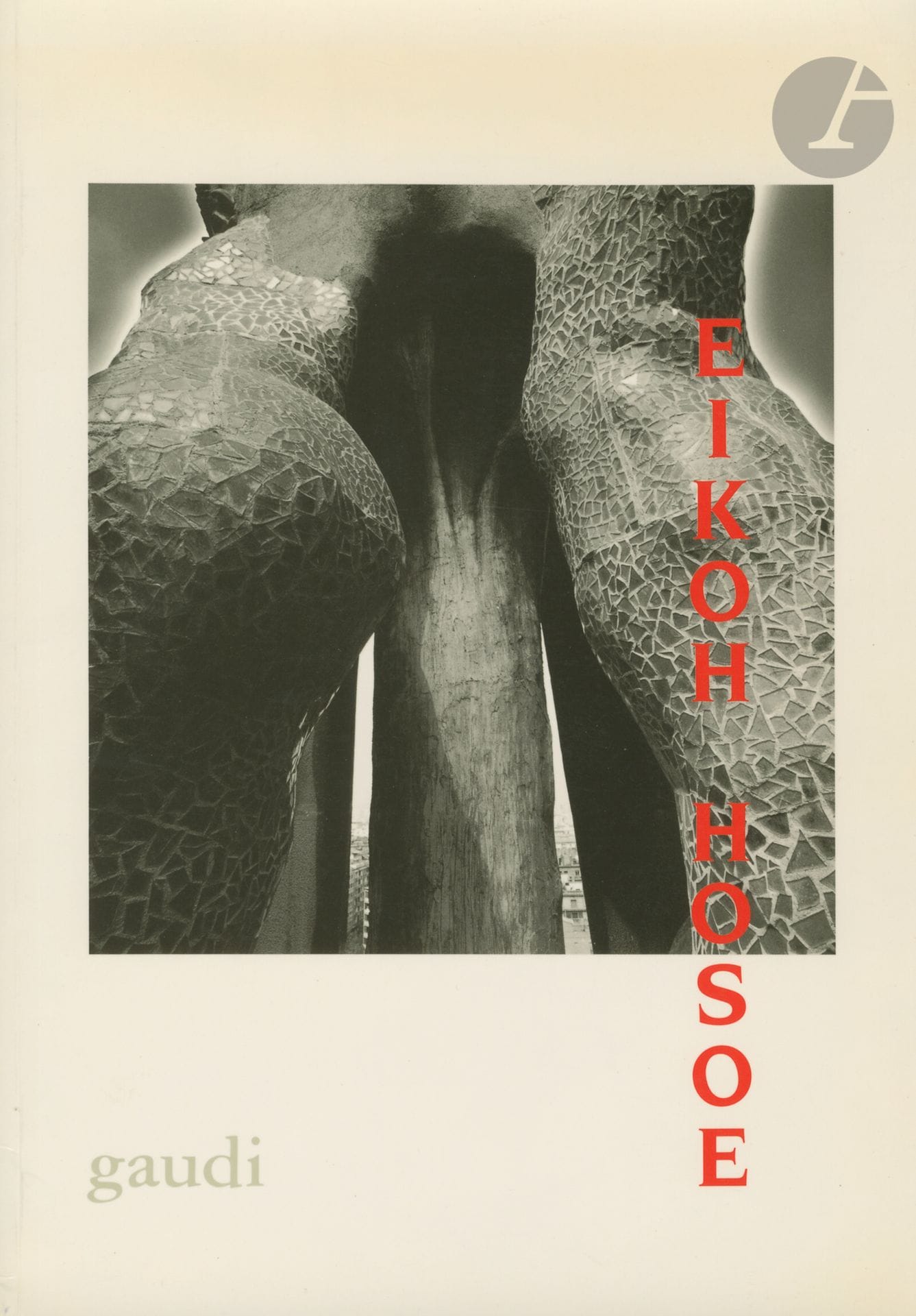 HOSOE, EIKOH (1933)
Gaudi.
D'Foto, 1991.
In-4 (29,5 x 21 cm). Édition originale. 56 pp. Catalogue d'exposition broché.