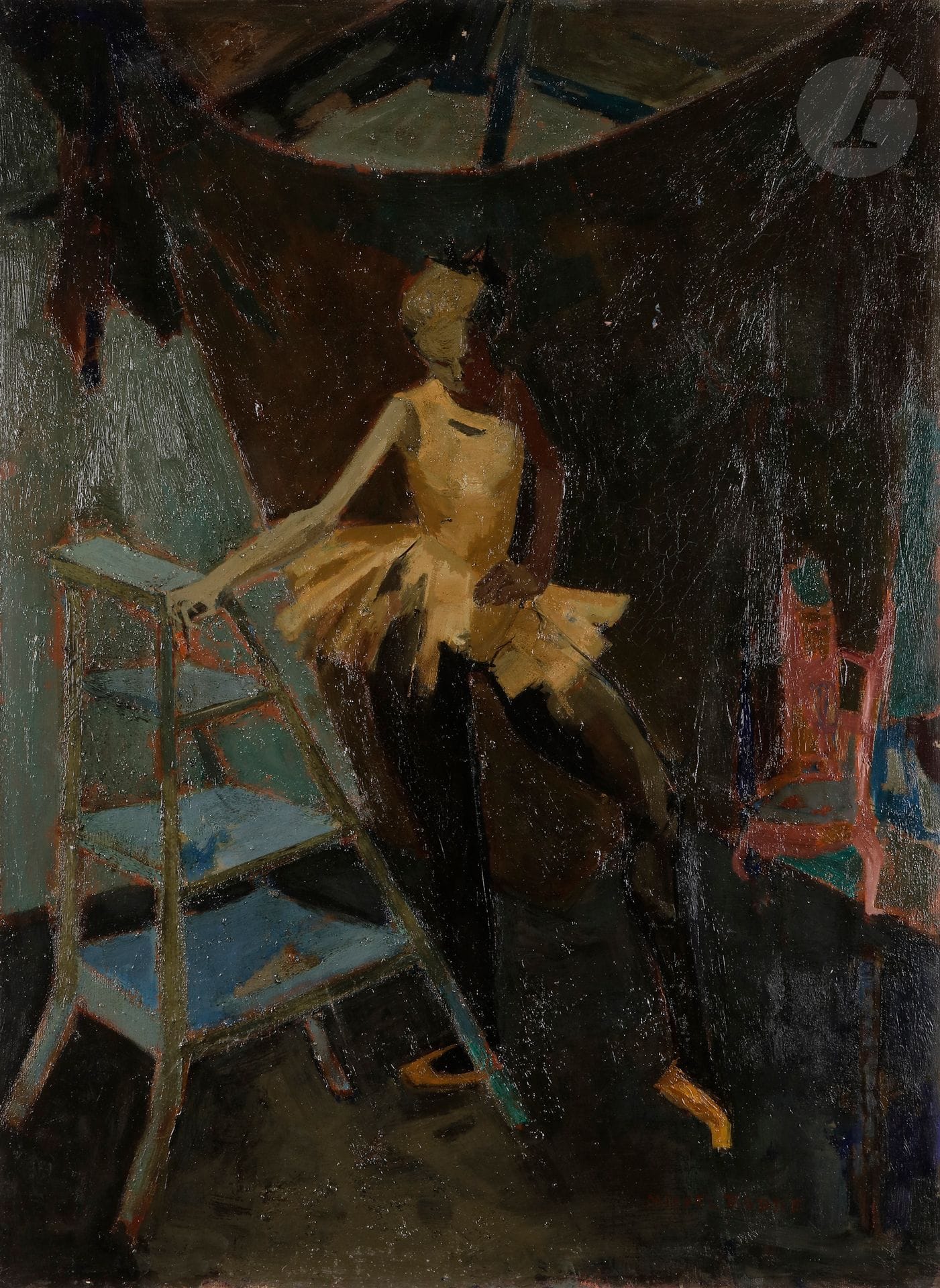 Michel RODDE (1913-2009)
La Ballerine
Huile sur toile.
Signée en bas à droite.
81 x 60 cm