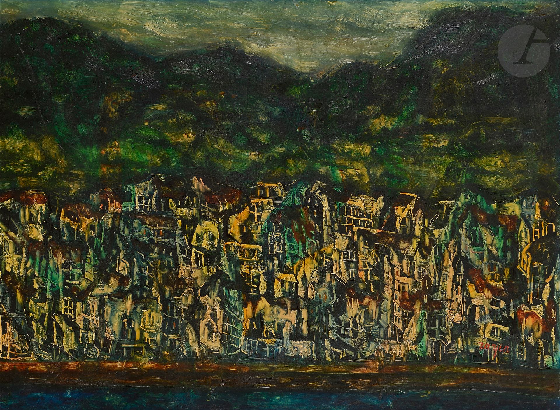 Faïbich Schraga ZARFIN (1899-1975)
Bord de mer
Huile sur toile.
Signée en bas à droite.
60 x 81 cm

Nous remercions Madame Liliane Dulac-Zarfin et Monsieur Yves Dulac, fille et petit-fils de l'artiste d'avoir confirmé l'authenticité de cette œuvre.
