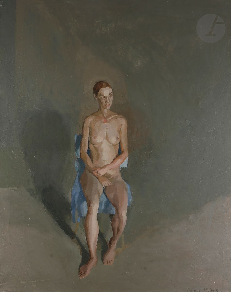 Denis PRIEUR (né en 1957)
Véronique, 1983
Huile sur toile.
Signée en bas à droite.
97 x 122 cm