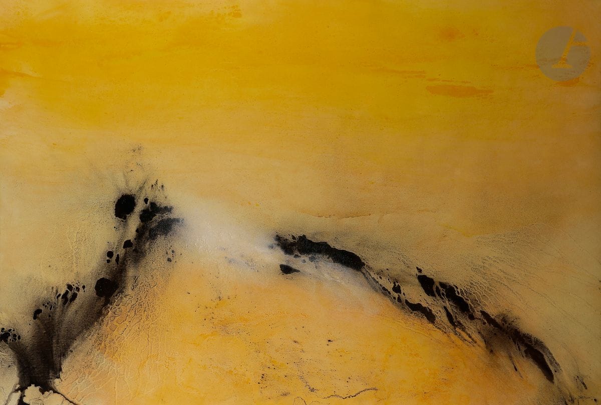 Jean-Pierre POISSON (né en 1947)
Galam, 2013
Huile sur toile.
Signée en bas à droite.
Signée, datée et titrée au dos.
130 x 195 cm

Provenance :
Collection de Monsieur F., Var.