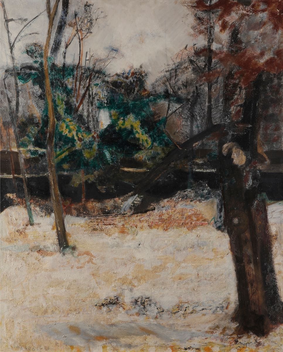 Pierre CARRON (born in 1932
)Au parc, 1956Oil
on canvas.
Signed and dated lower left.
100 x 81 cm



