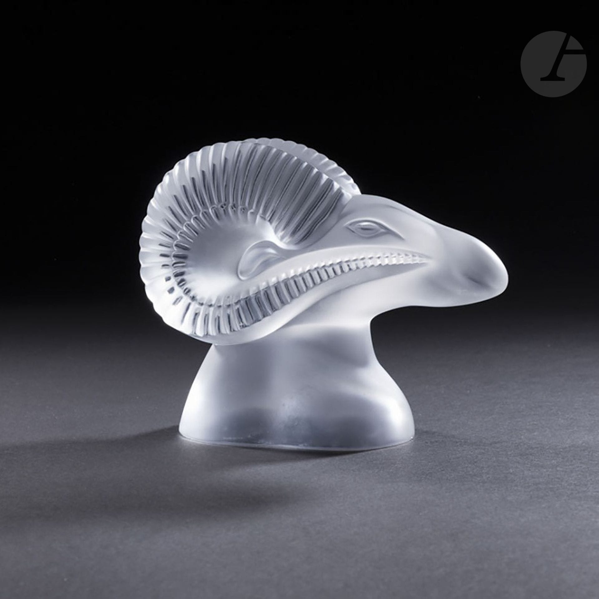 Maison

LALIQUEBélierZoomorphic

paper-weight

. Proof in moulded white crystal and satin finish. Signed LALIQUE France at the point towards the base. H. 16 cm - W. 21 cm - D. 9 cm

