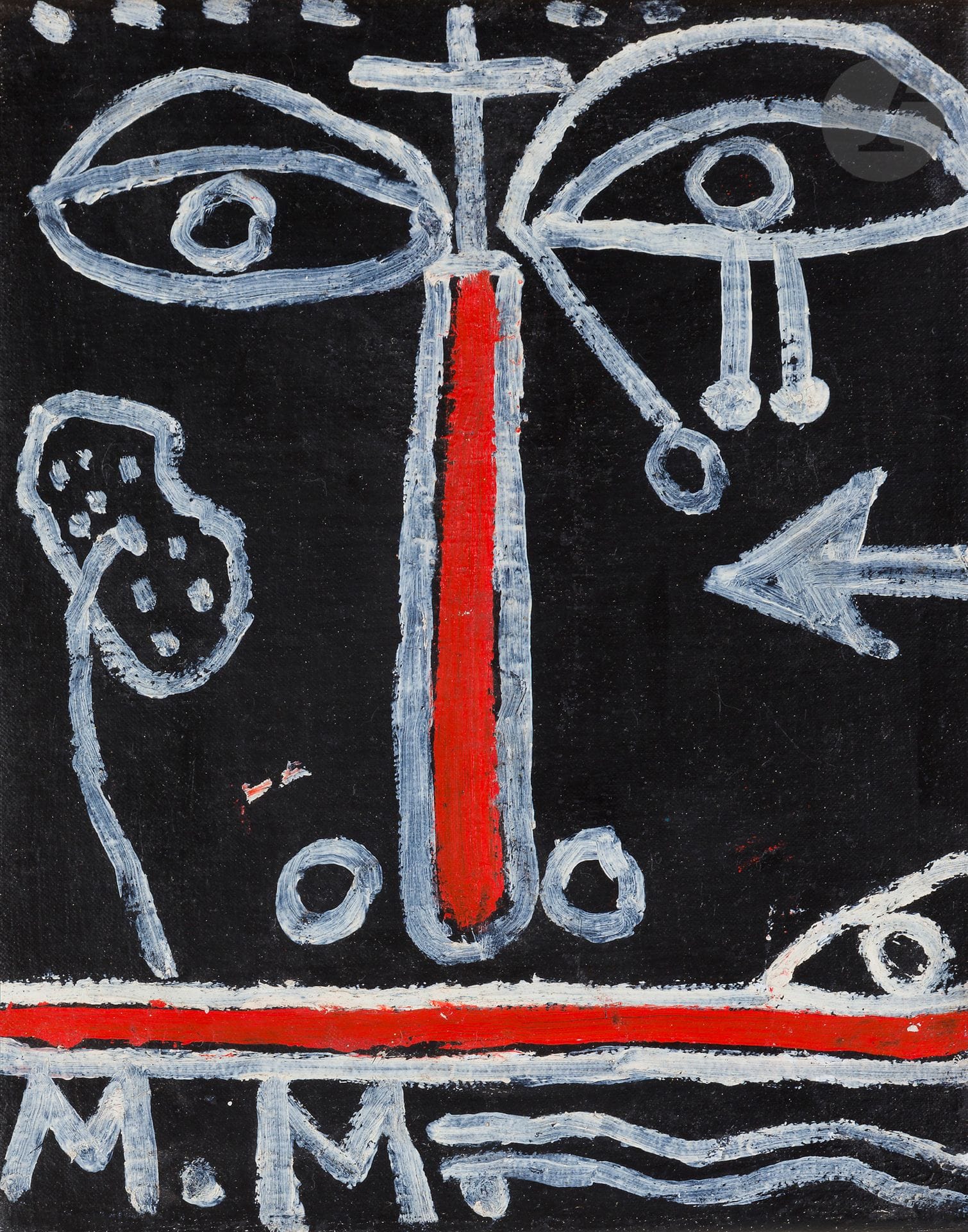 
Michel MACRÉAU (1935-1995)



Visage noir, 1965



Huile sur toile.



Monogrammée en bas à gauche.



Monogrammée au dos.



24 x 19 cm





Provenance : 



Collection du peintre David Azuz, ami de l'artiste.



Un certificat de Monsieur Jean-Dominique Jacquemond pourra être remis à l’acquéreur, à sa charge et à sa demande. Nous remercions Monsieur Jean-Dominique Jacquemond pour toutes les informations qu’il nous a transmises.

