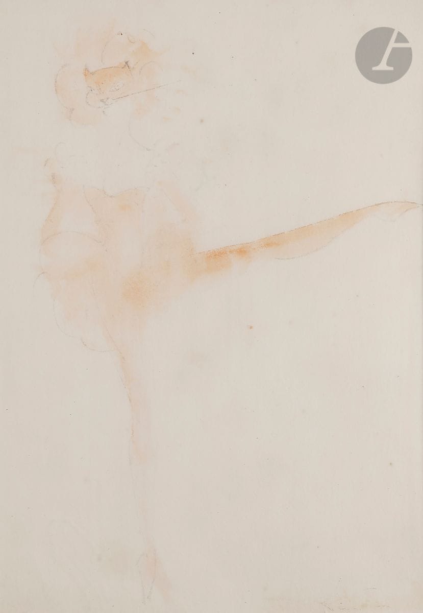 Léonor FINI (1908-1996)
Femme chat
Encre et aquarelle.
Signée en bas à droite
(Insolée).
30,5 x 22 cm