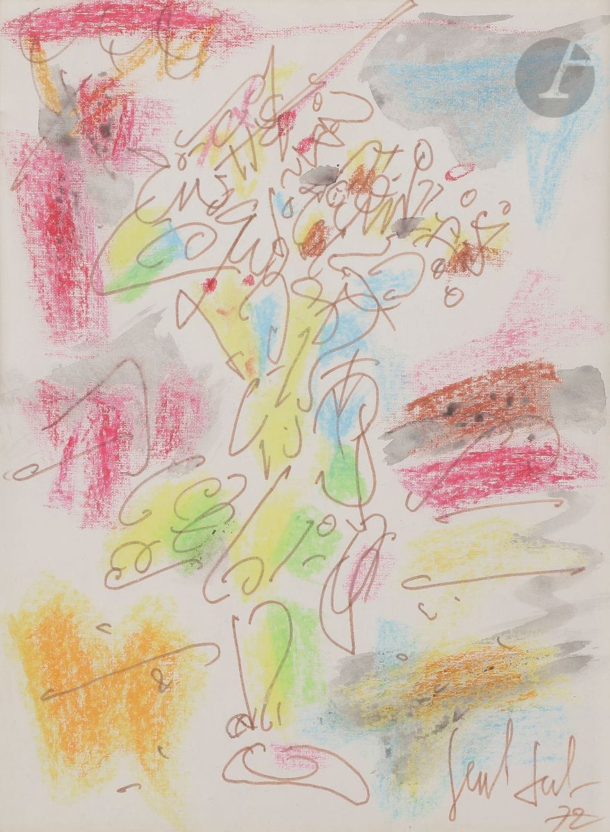 GEN-PAUL (1895-1975)
Violoniste, 1972
Feutre et crayolor.
Signé et daté en bas à droite.
27,5 x 19,5 cm