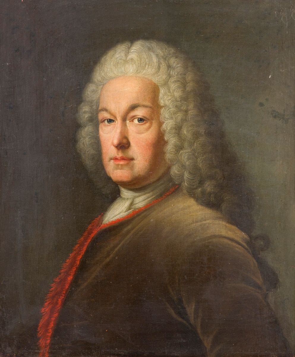École FRANÇAISE du XVIIIe siècle 
Portrait d’homme au manteau brun
Toile
65 x 54 cm
Porte une étiquette au revers du châssis avec le numéro «10201»