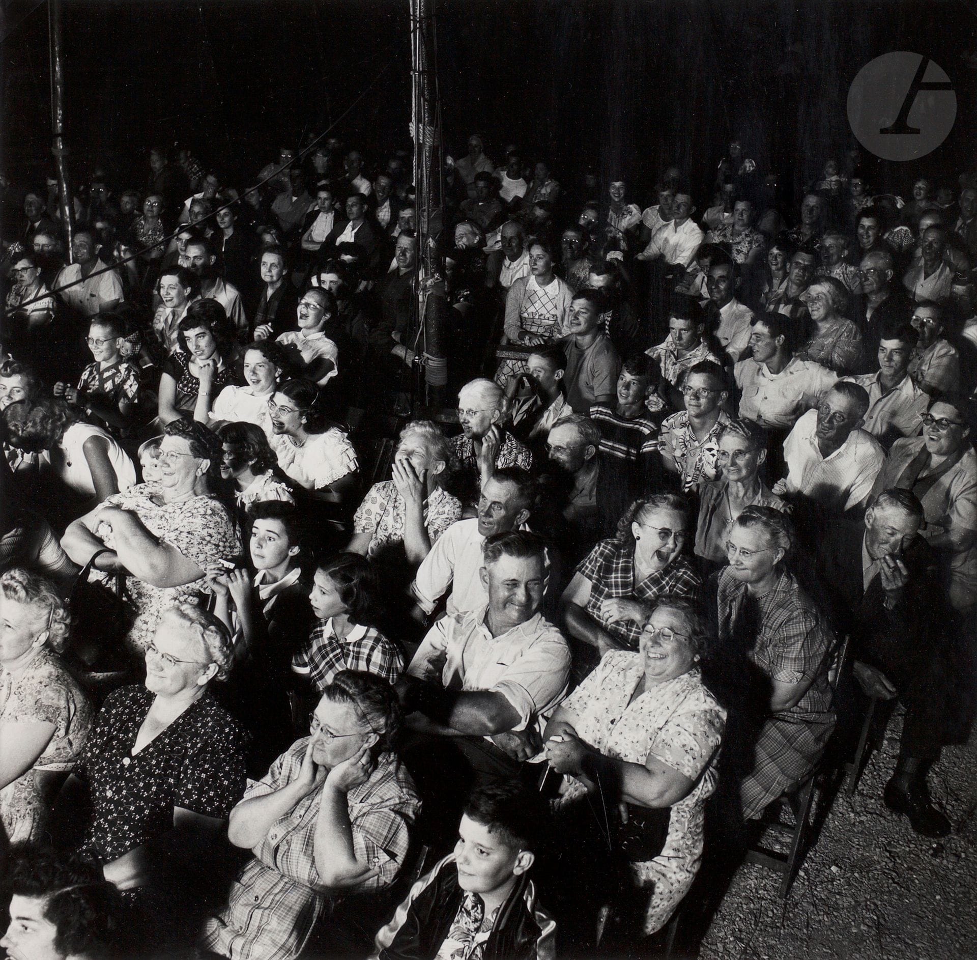 Arthur Witmann (1902 - 1991) 
Crowd. Family of Man, 1953. 
Vintage silver print. Stamp "St. Louis Post Dispatch from Black Star" and handwritten annotations on verso. 
27.5 x 27.5 cm

This image was part of the Family of Man exhibition and catalogue (reproduced on p.109), designed by Edward Steichen at MoMA in New York in 1955.

Arthur Witmann (1902-1991)
Crowd. Family of Man, 1953.
vintage gelatin silver print. Stamp "St. Louis Post Dispatch from Black Star" and handwritten annotations on verso.
27.5 x 27.5 cm









