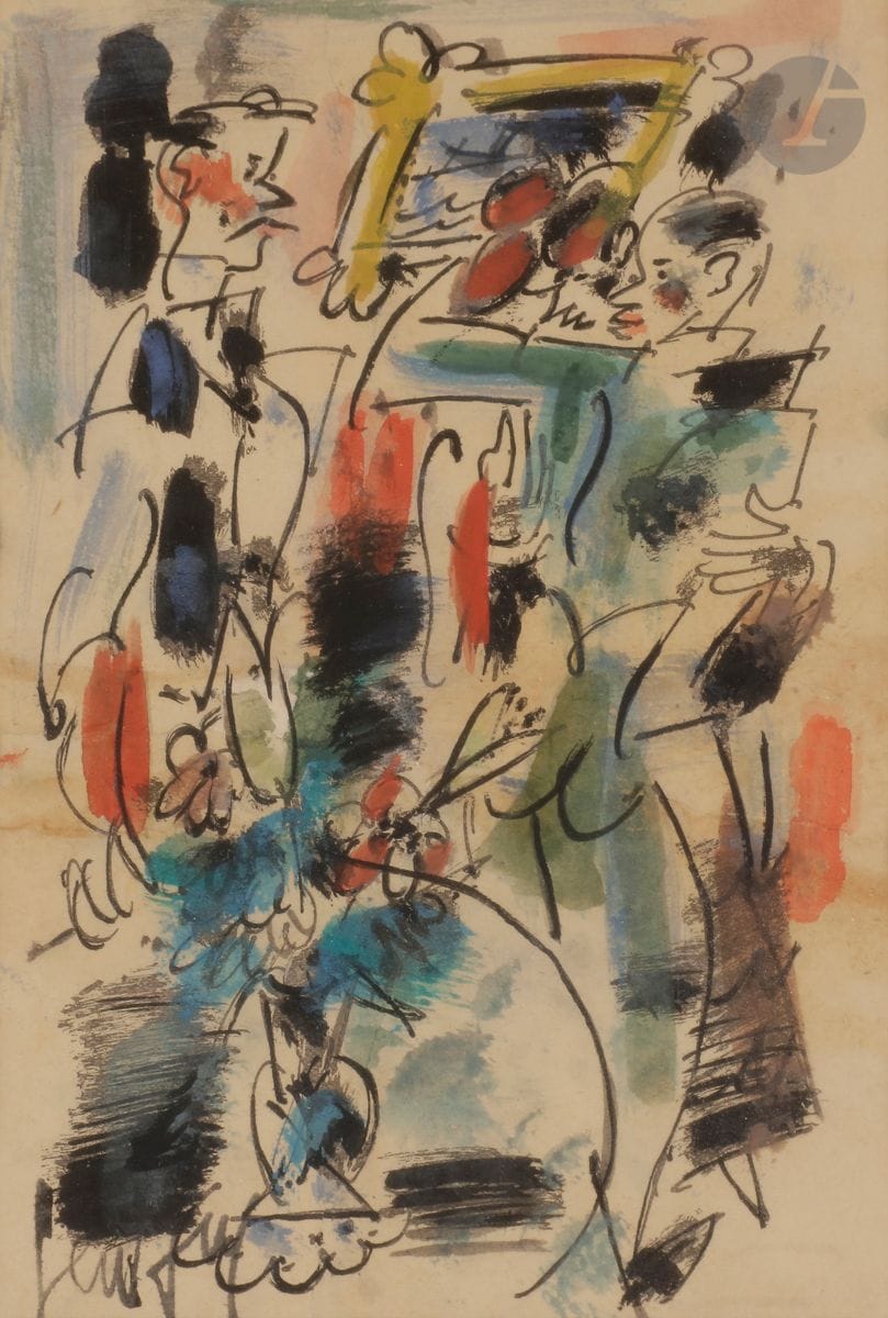 GEN-PAUL (1895-1975
)The MusiciansWatercolour
on paper.
Signed lower left.
19 x 13 cm 
framed

.


