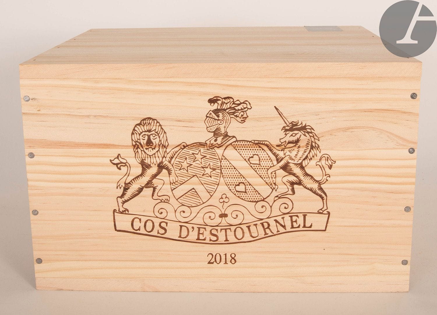 6 B CHÂTEAU COS D'ESTOURNEL (Caisse Bois d'origine), GCC2 Saint-Estèphe, 2018