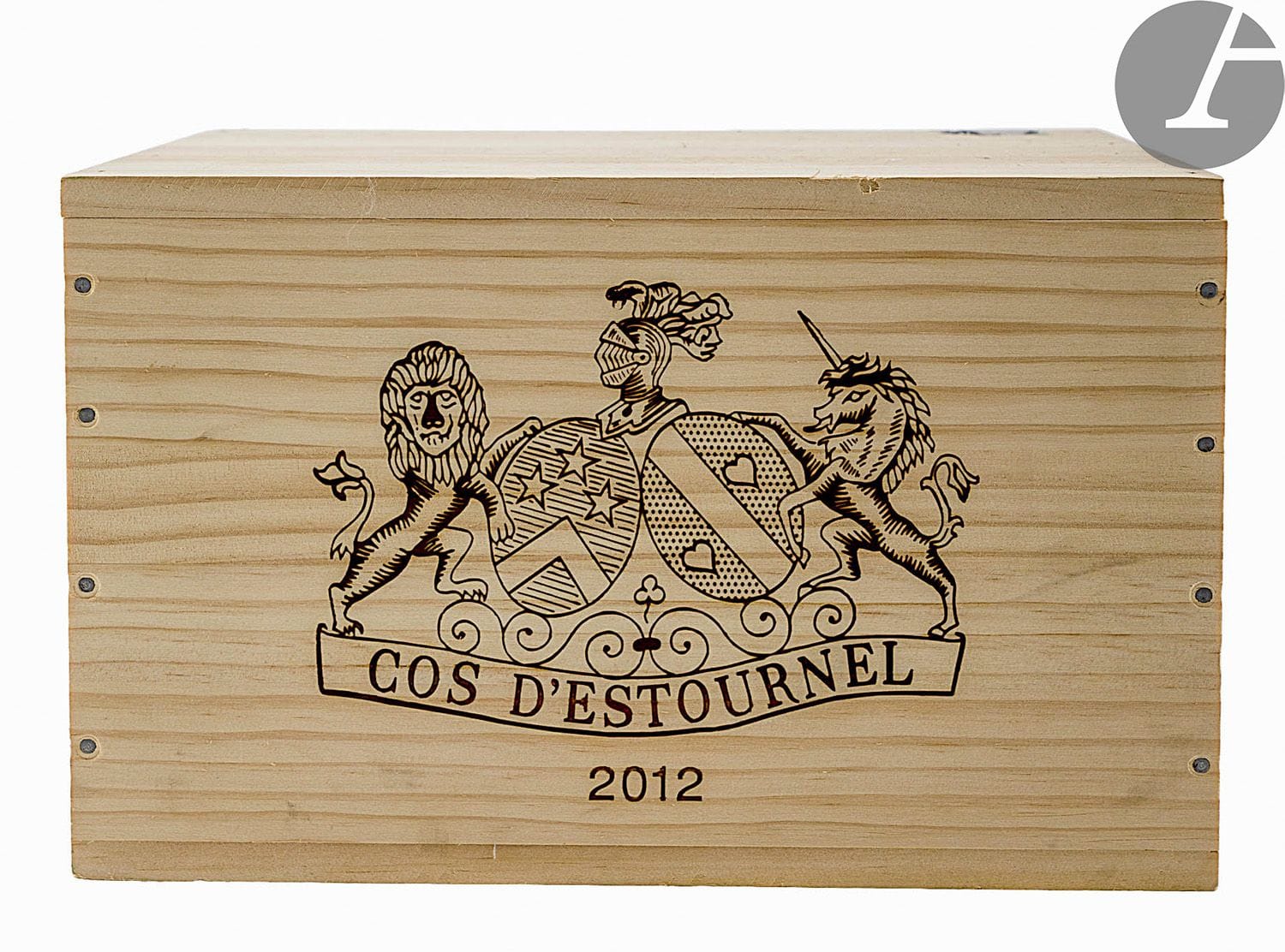 6 B CHÂTEAU COS D'ESTOURNEL (Caisse Bois d'origine), GCC2 Saint-Estèphe, 2012