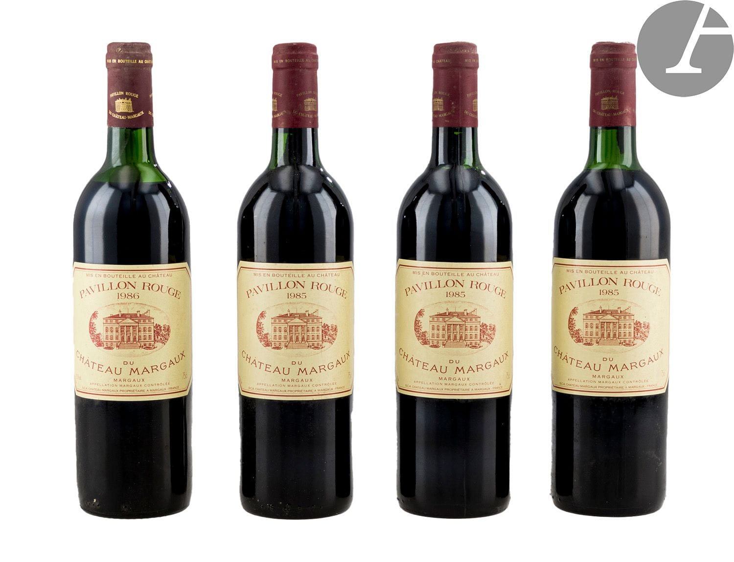 3 B PAVILLON ROUGE DU CHÂTEAU MARGAUX (2 T.L.B.), Margaux, 1985
1 B PAVILLON ROUGE DU CHÂTEAU MARGAUX (H.E.-), Margaux, 1986