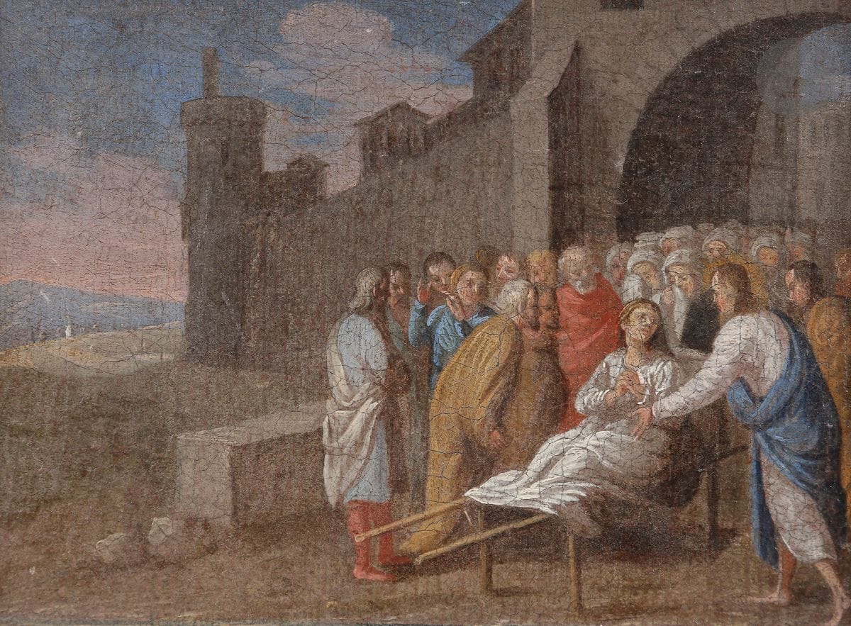 École Française du XVIIe siècle
Le paralytique
Carton
15x19,5 cm
