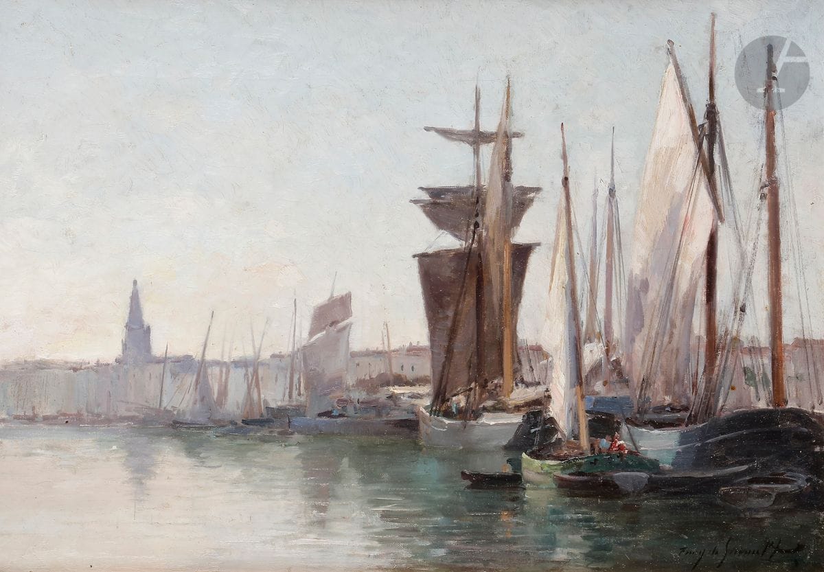 
Albert Tibule FURCY DE LAVAULT 



(1847-1915)



Port de la Rochelle (?)



Toile



Signée en bas à droite



46 x 32,5 cm

