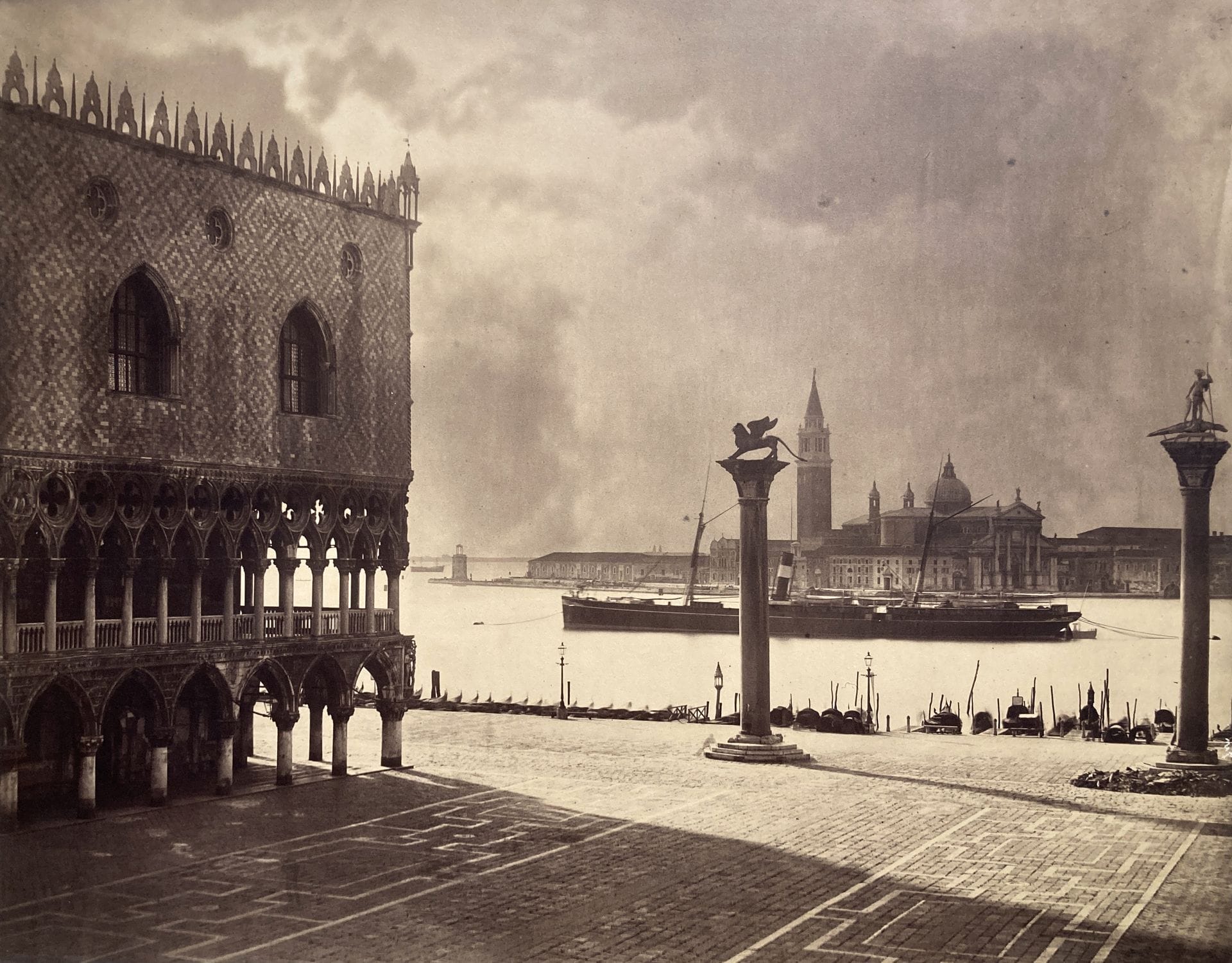 Carlo Naya (1816-1882) 
Venice. St. Mark's Square, c. 1870. 
Albumen print from a collodion glass negative, mounted on card. 
42.1 x 53 cmCarlo

Naya (1816-1882) 
Venice. St Mark's Square, c. 1870. 
Albumen print from a collodion glass negative, mounted on cardboard. 
42.1 x 53 cm







