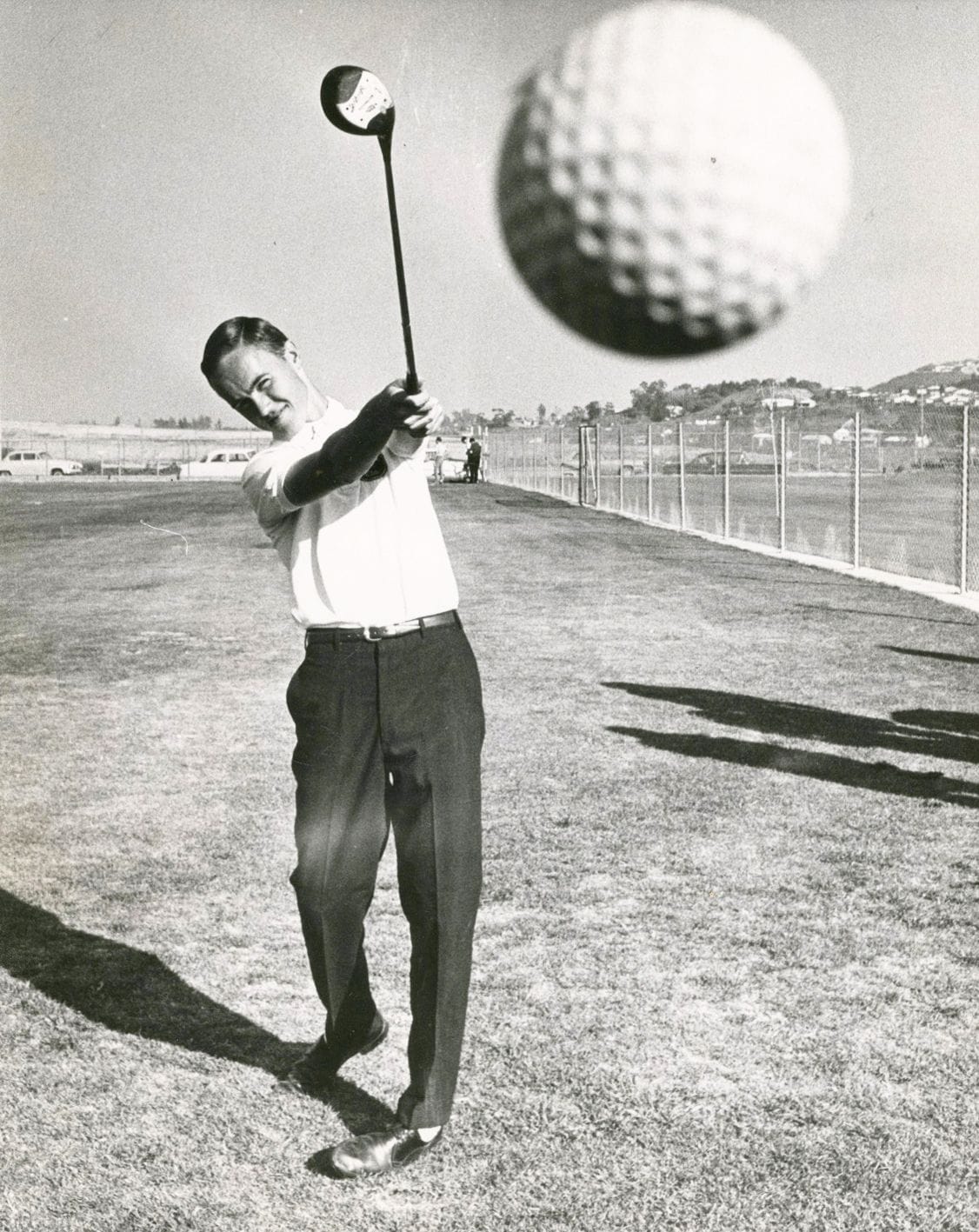 Ed Norgord 
Golf. Arne Dokka, c. 1965. 
Vintage silver print. Stamp of the photographer and annotations on the back. 
25,4 x 20,5 cmEd

Norgord 
Golf. Arne Dokka, c. 1965. 
Vintage gelatin silver print. Photographer's stamp and annotations on verso. 
25.4 x 20.5 cm







