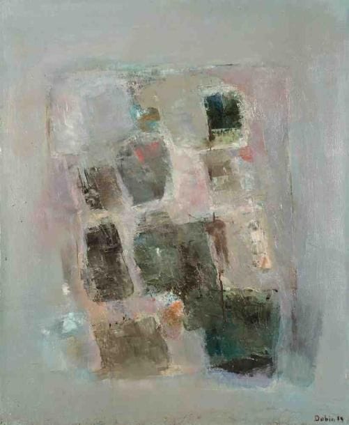 Regard sur un jardin, 1979 Huile sur toile. Signée et datée en bas à droite. Titrée au dos. 73 x 60 cm