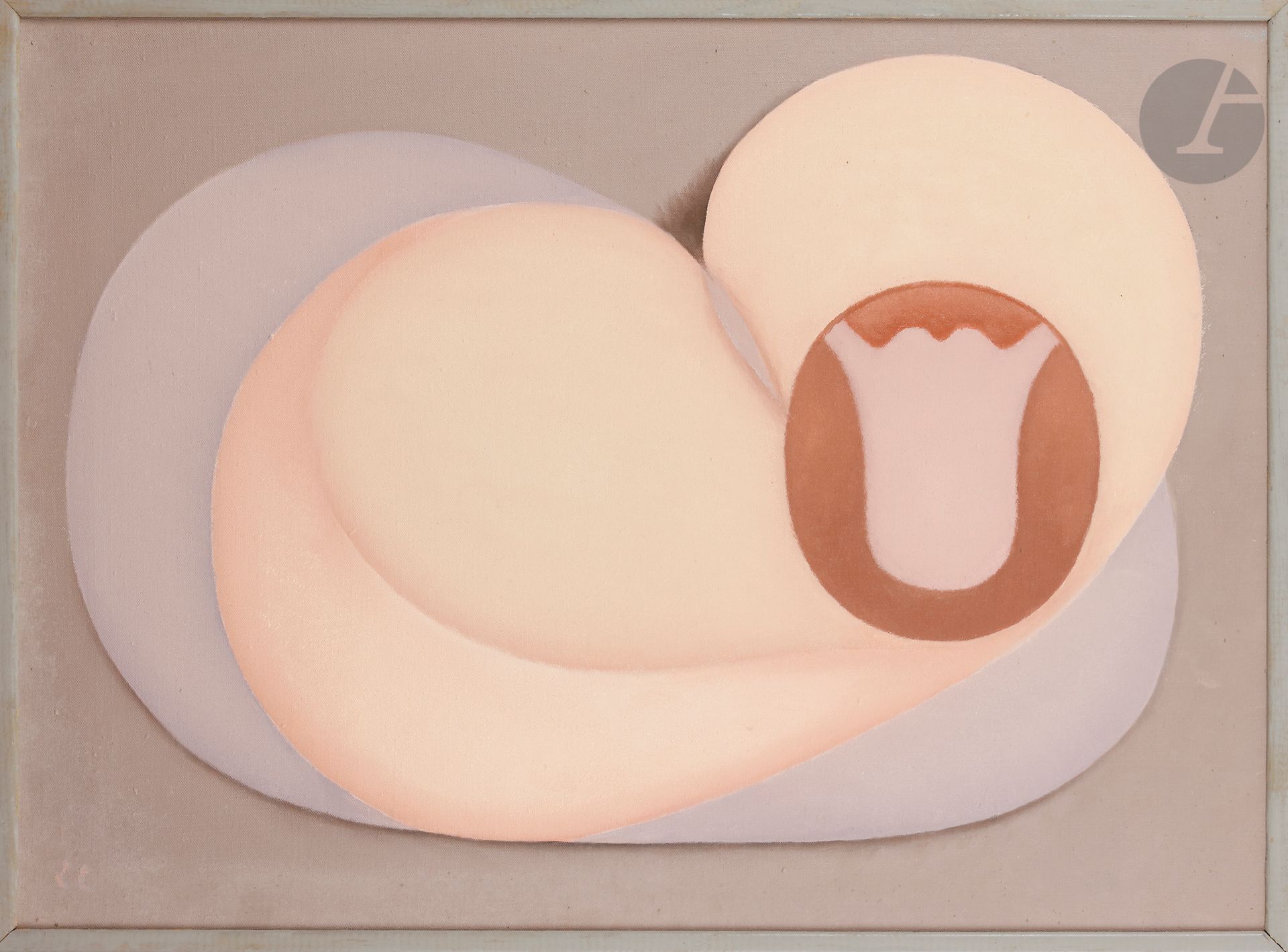 Louis CARMEIL (1920-1999)
Nu de dos, vers 1975
Huile sur toile.
Monogrammée en bas à gauche.
Signée au dos.
54 x 73 cm