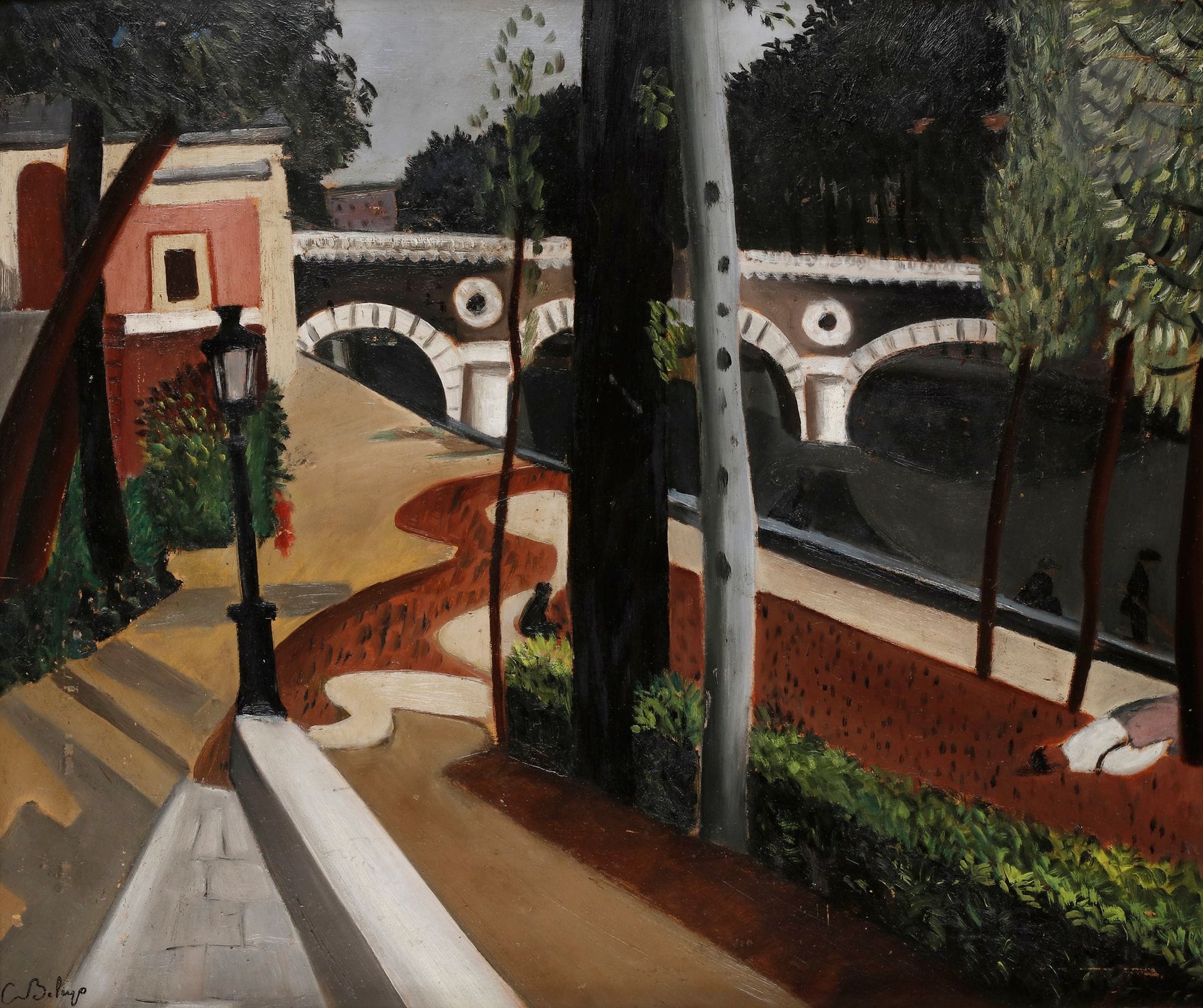 Colette BELEYS (1911-1998)
Paris, le quai de l’Hôtel de Ville (II), 1938
Huile sur carton.
Timbrée en bas à gauche.
54 x 65 cm

Bibliographie :
Jean-Bernard Sandler, Colette Beleys, Catalogue Raisonné de l’œuvre peint, Éditions Monelle Hayot, 1995, n °109, p.  62.