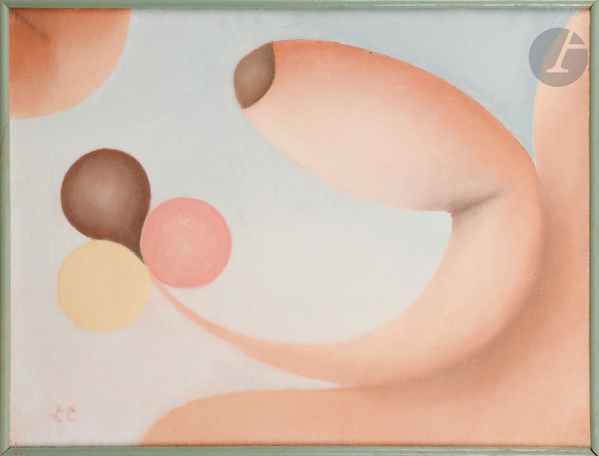 Louis CARMEIL (1920-1999)
Vanille, fraise, chocolat, 1981
Huile sur toile.
Monogrammée en bas à gauche.
Signée et datée au dos.
46 x 61 cm