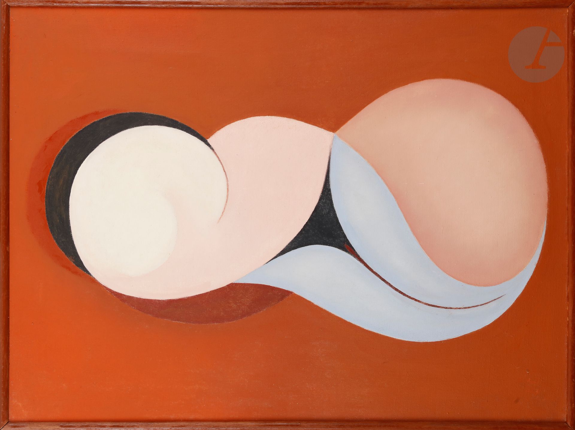 Louis CARMEIL (1920-1999
)Kneeling woman, 1975Oil
on canvas.
Monogrammed lower left.
Signed and dated on the back.
73 x 54 cm




