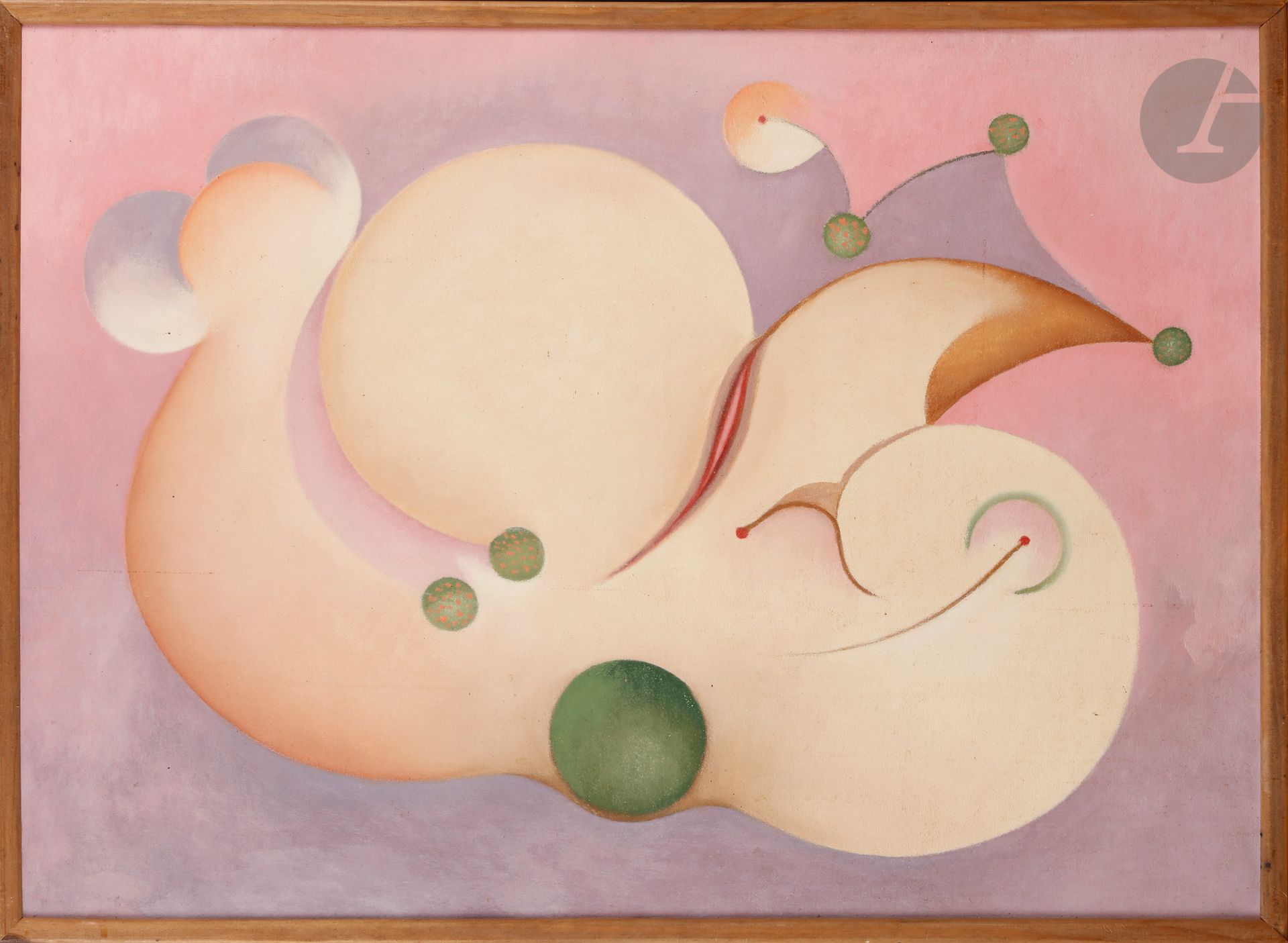 Louis CARMEIL (1920-1999)
Nu féminin, 1974
Huile sur toile.
Signée et datée au dos.
60 x 81 cm