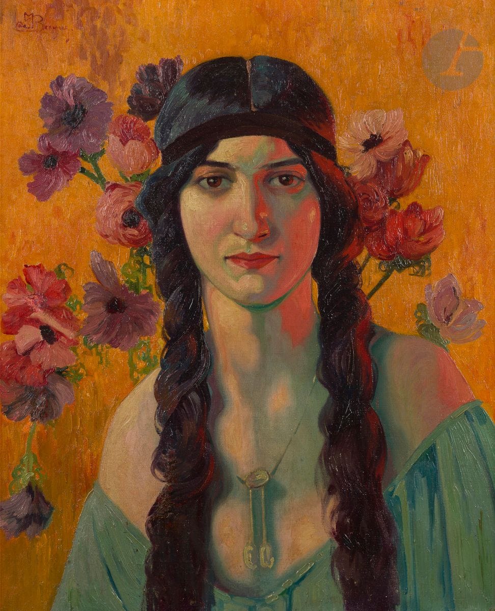 Maurice Jaubert de BECQUE (1878-1938)
Portrait de Marguerite, fille de l’artiste
Huile sur toile.
Signée en haut à gauche.
(Restaurations).
55 x 46 cm