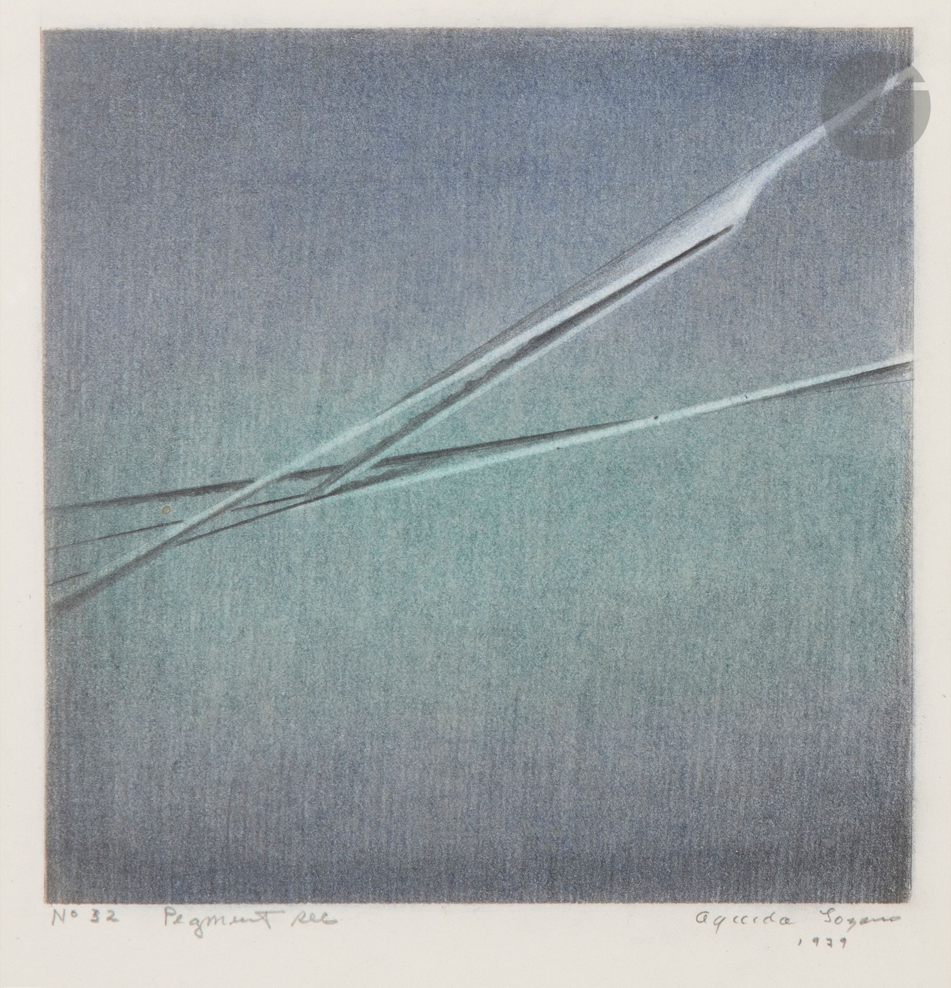 Agueda LOZANO [Mexican] (born 1944
)Pigment Rec,
1979Colored
pencil.

Signed, dated, titled and numbered "No. 32" at the foot.
15 x 14 cm



