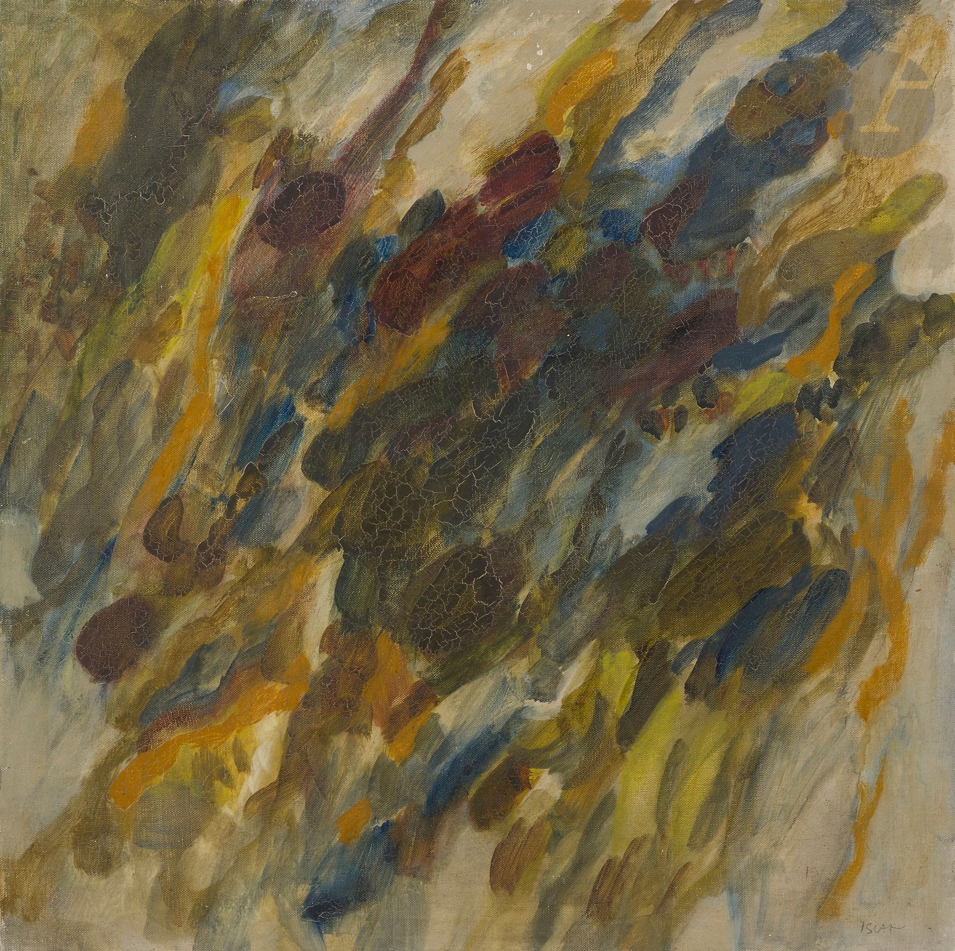 Ferit ISCAN [Turkish] (1931-1986
)Aquatic Vegetation, 1961Oil
on canvas.
Signed lower right.
Signed, dated and titled on the back.
40 x 40 cmProvenance

: 
Family of the artist.







