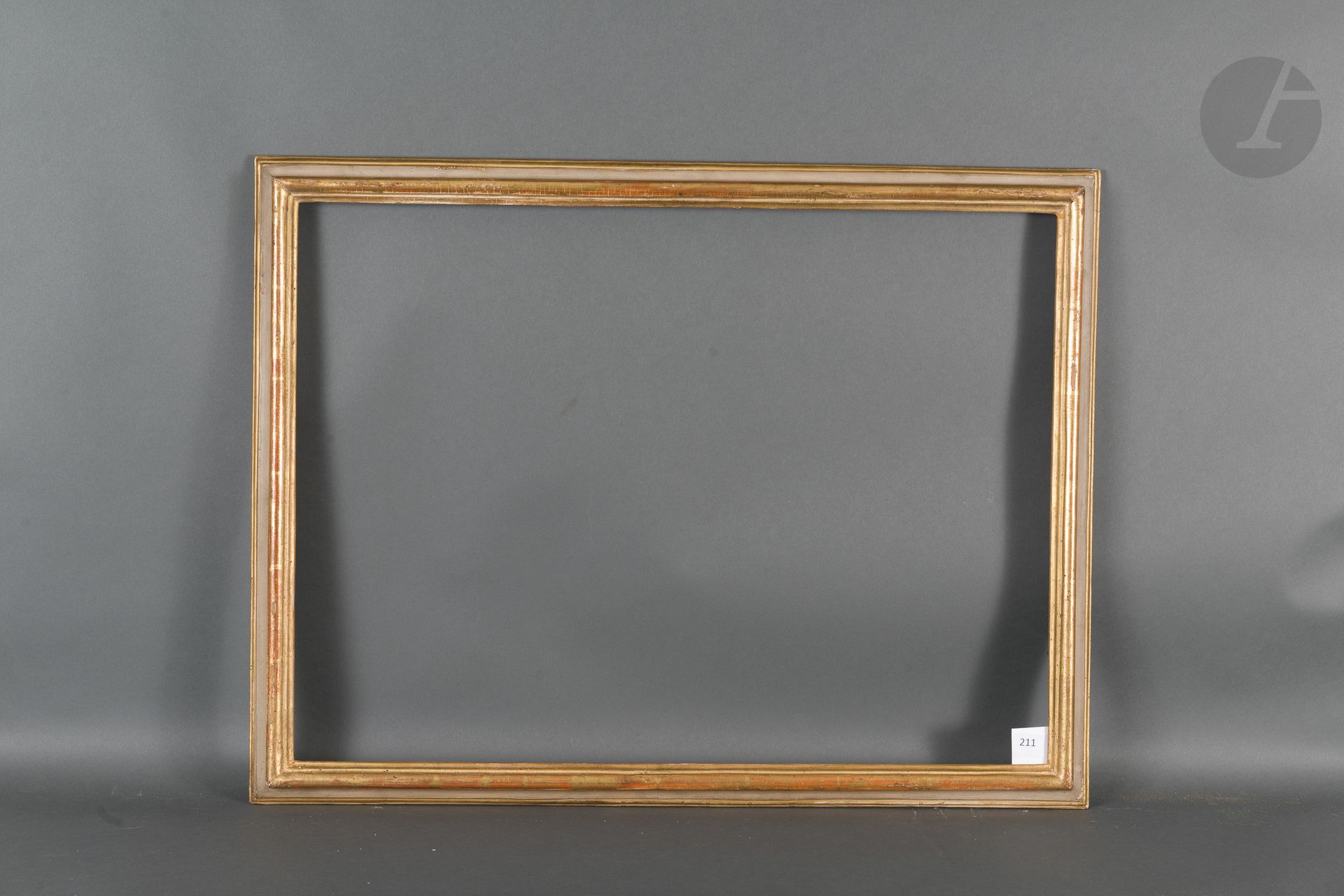 Green and gold molded wood frame.
Italy, 18th century (small chips).
48,7 x 66,3 cm - Profile : 4 cm

