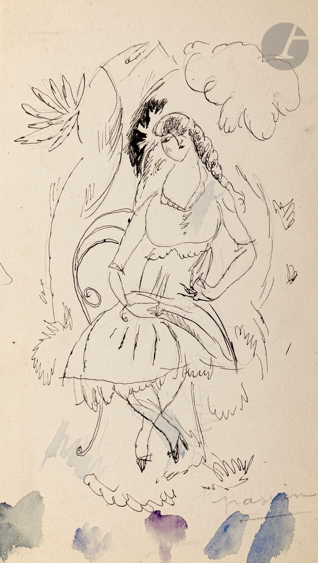 Julius Pincas known as PASCIN (1885-1930
)Seated womanInk
.
Signed lower right.
22,5 x 13 cm 

We thank Mrs Rosemarie Napolitano for confirming the authenticity of this work

.



