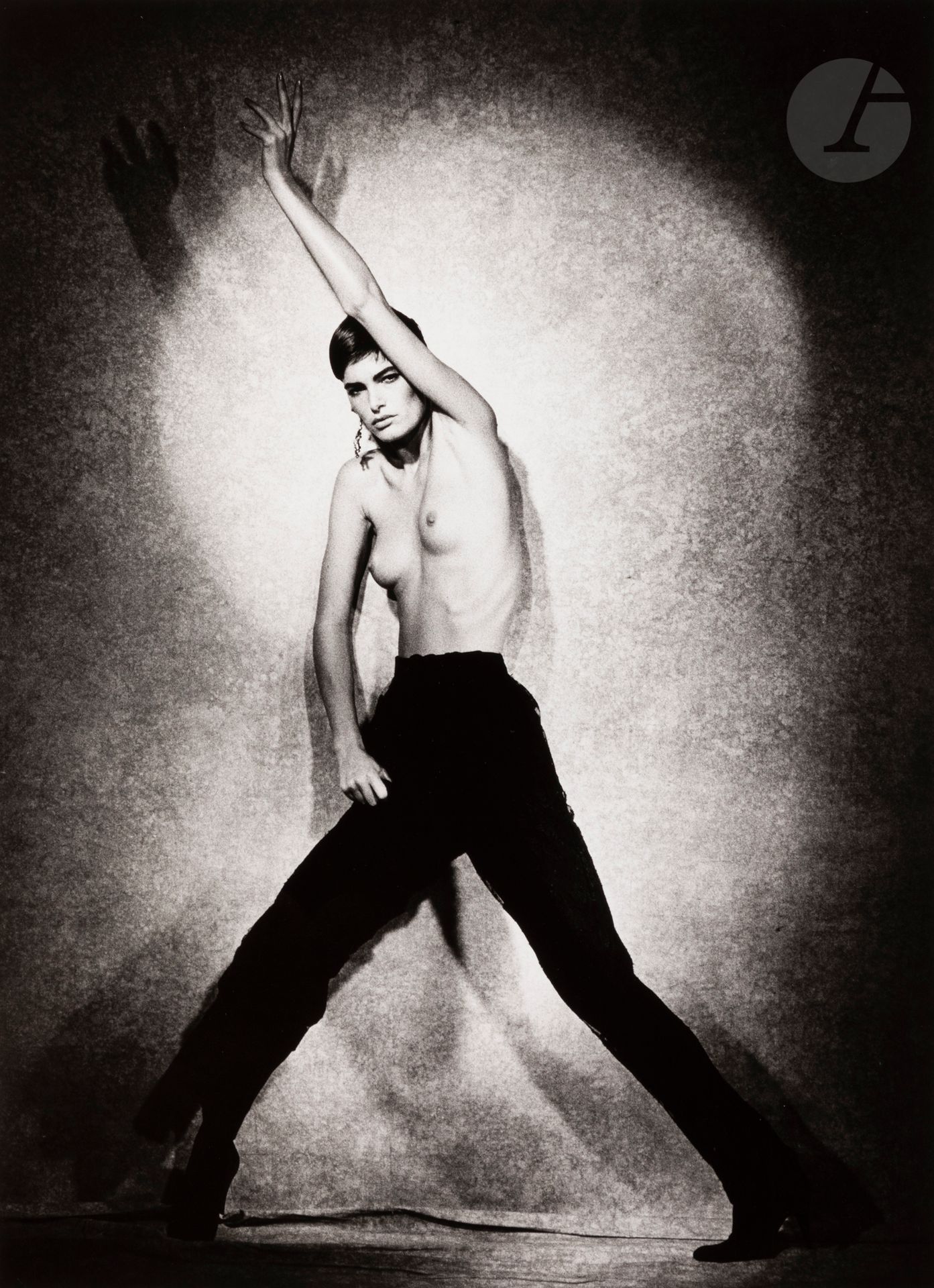 Peter Lindbergh (1944-2019
)Lynn Koester (Vogue Italia), 1984.
vintage silver print, signed, titled, dated and annotated in ink "'Lynn Koester'. Peter Lindbergh for Vogue Italia, Dec 1984 issue. Hair by Julien d'Ys. Make up by Stefan Marais" in the lower and right margin. 
Image: 37 x 27,2 cmSheet
: 40 x 30,5 cmPeter


Lindbergh (1944-2019)
Lynn Koester (Vogue Italia), 1984.
Vintage gelatin silver print, signed, titled, dated and handwritten annotations in ink "Lynn Koester. Peter Lindbergh for Vogue Italia, Dec 1984 issue. Hair by Julien d'Ys. Make up by Stefan Marais" in the lower and right margin. 
Image : 37 x 27,2 cmPaper
: 40 x 30,5 cm










