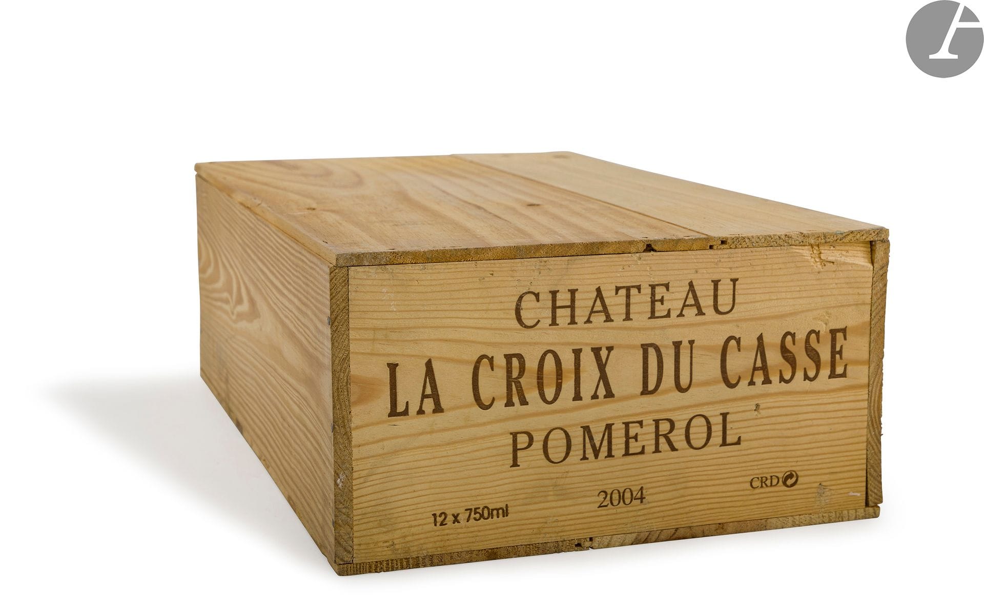 12 B CHÂTEAU LA CROIX DU CASSE (Caisse Bois d'origine), Pomerol, 2004