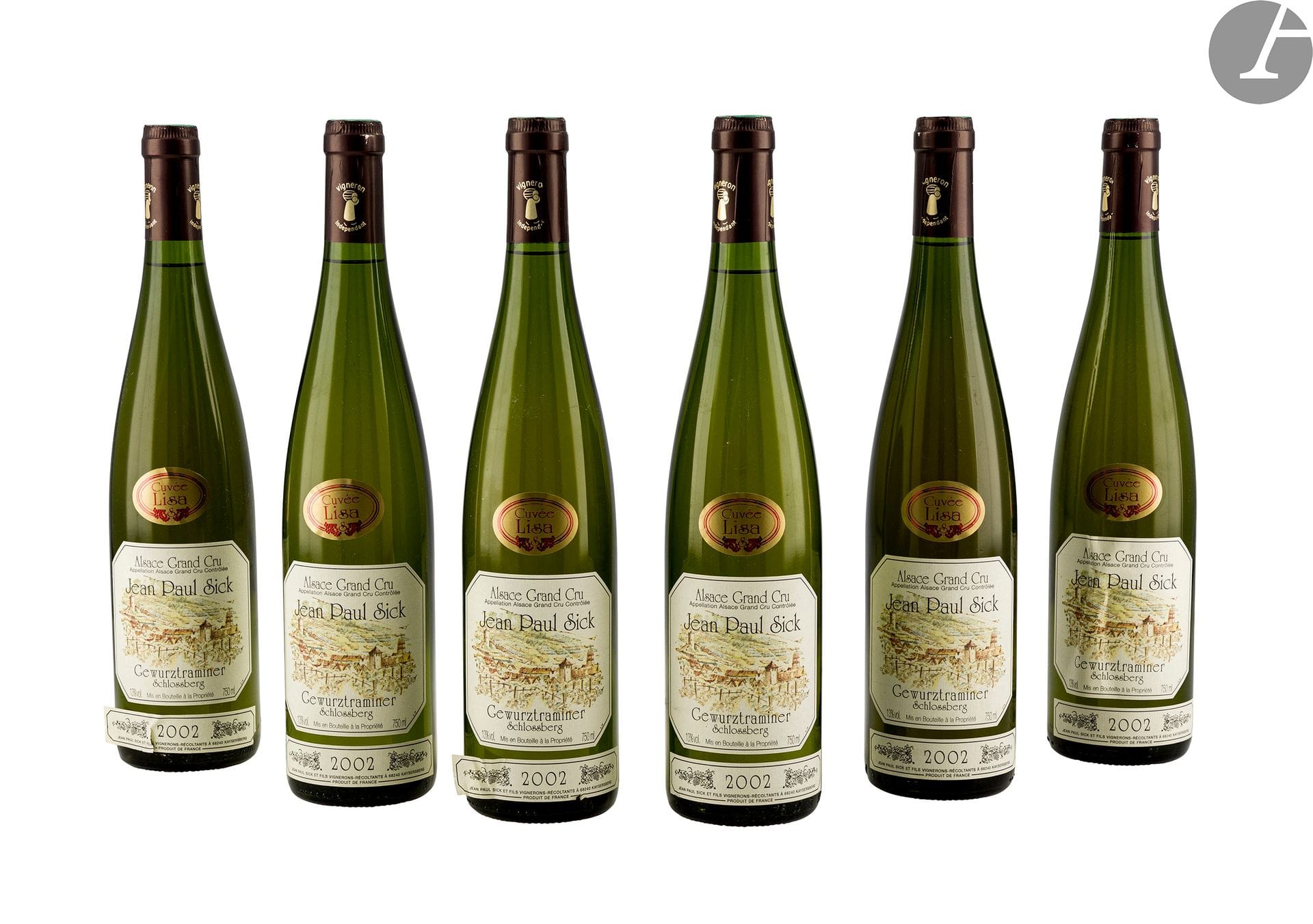 6 B GEWURZTRAMINER SCHLOSSBERG CUVÉE LISA (Grand Cru), Domaine Jean-Paul Sick, 2002