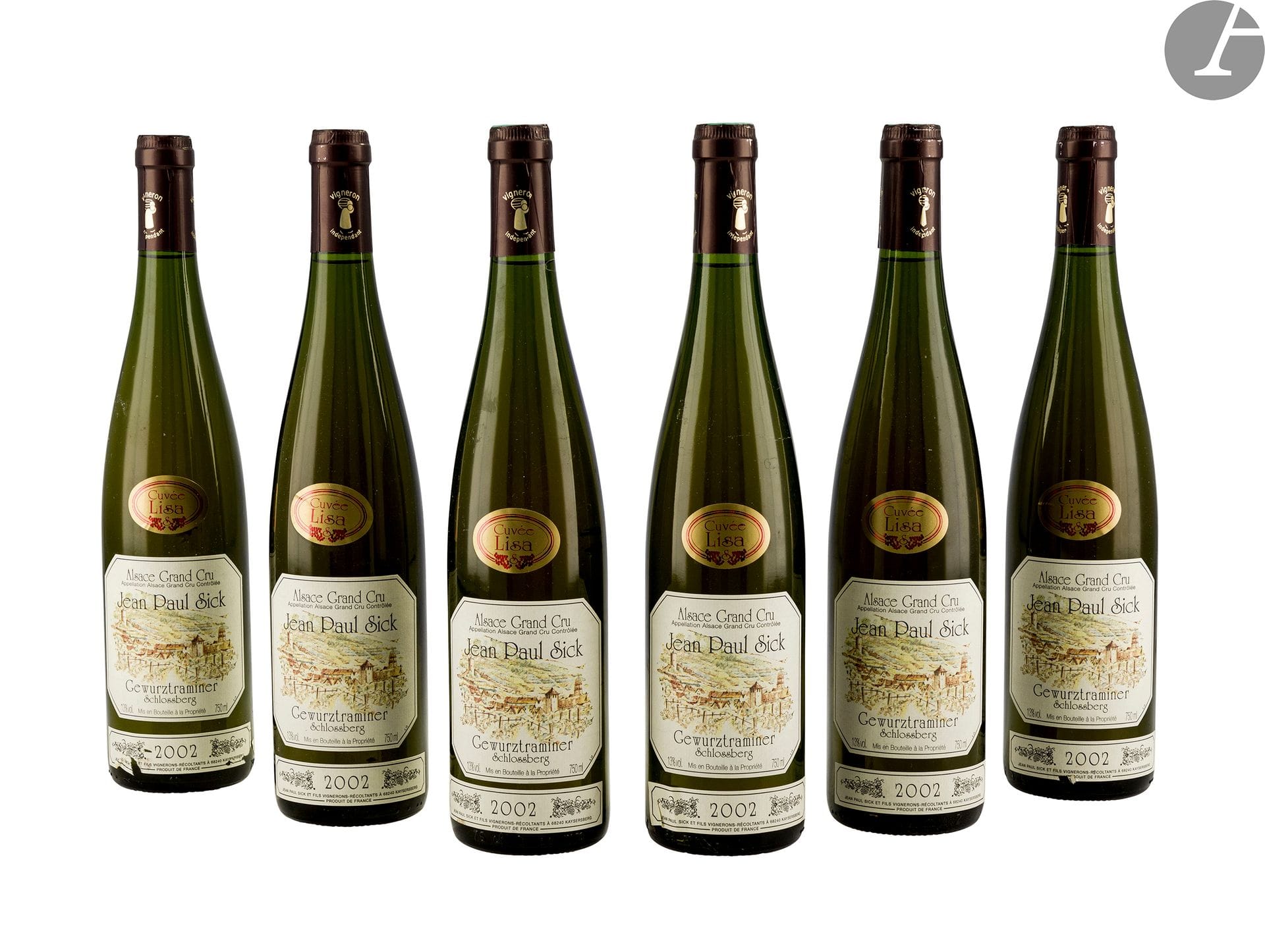 6 B GEWURZTRAMINER SCHLOSSBERG CUVÉE LISA (Grand Cru), Domaine Jean-Paul Sick, 2002