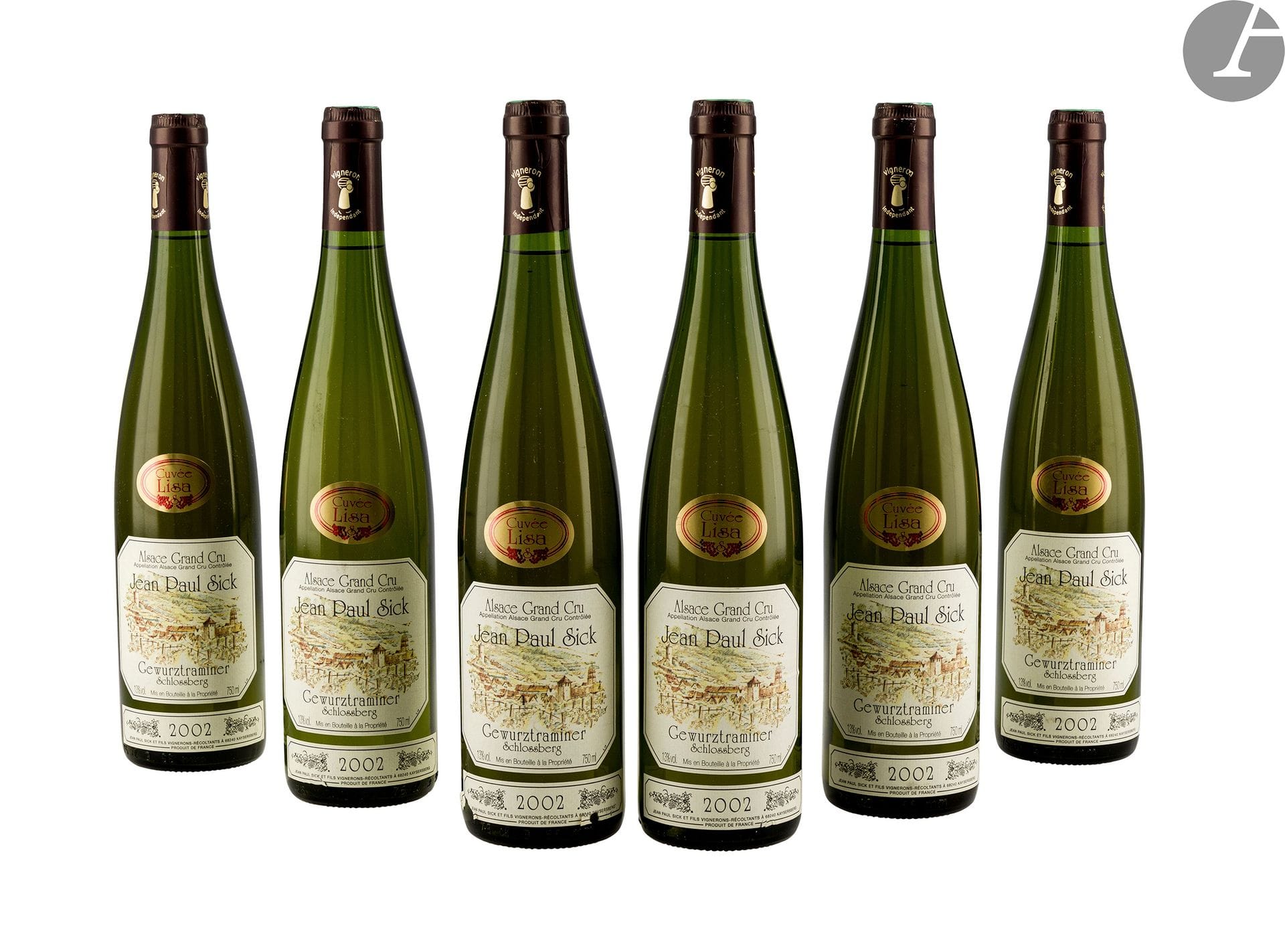 6 B GEWURZTRAMINER SCHLOSSBERG CUVÉE LISA (Grand Cru), Domaine Jean-Paul Sick, 2002