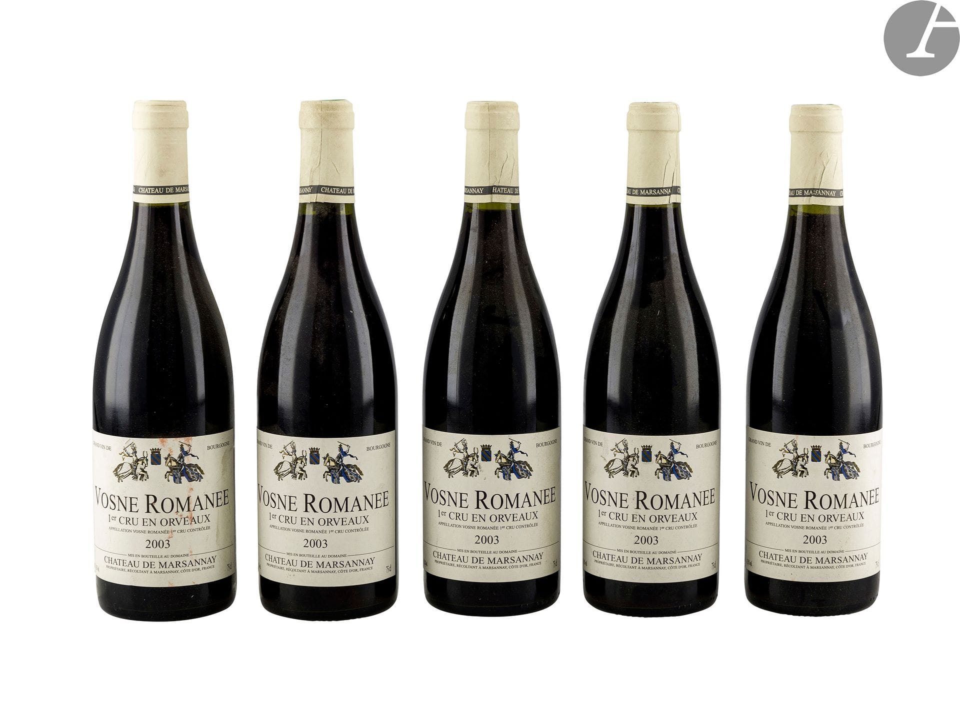 5 B VOSNE-ROMANÉE EN ORVEAUX (1er Cru) (1 e.t.), Château de Marsannay, 2003