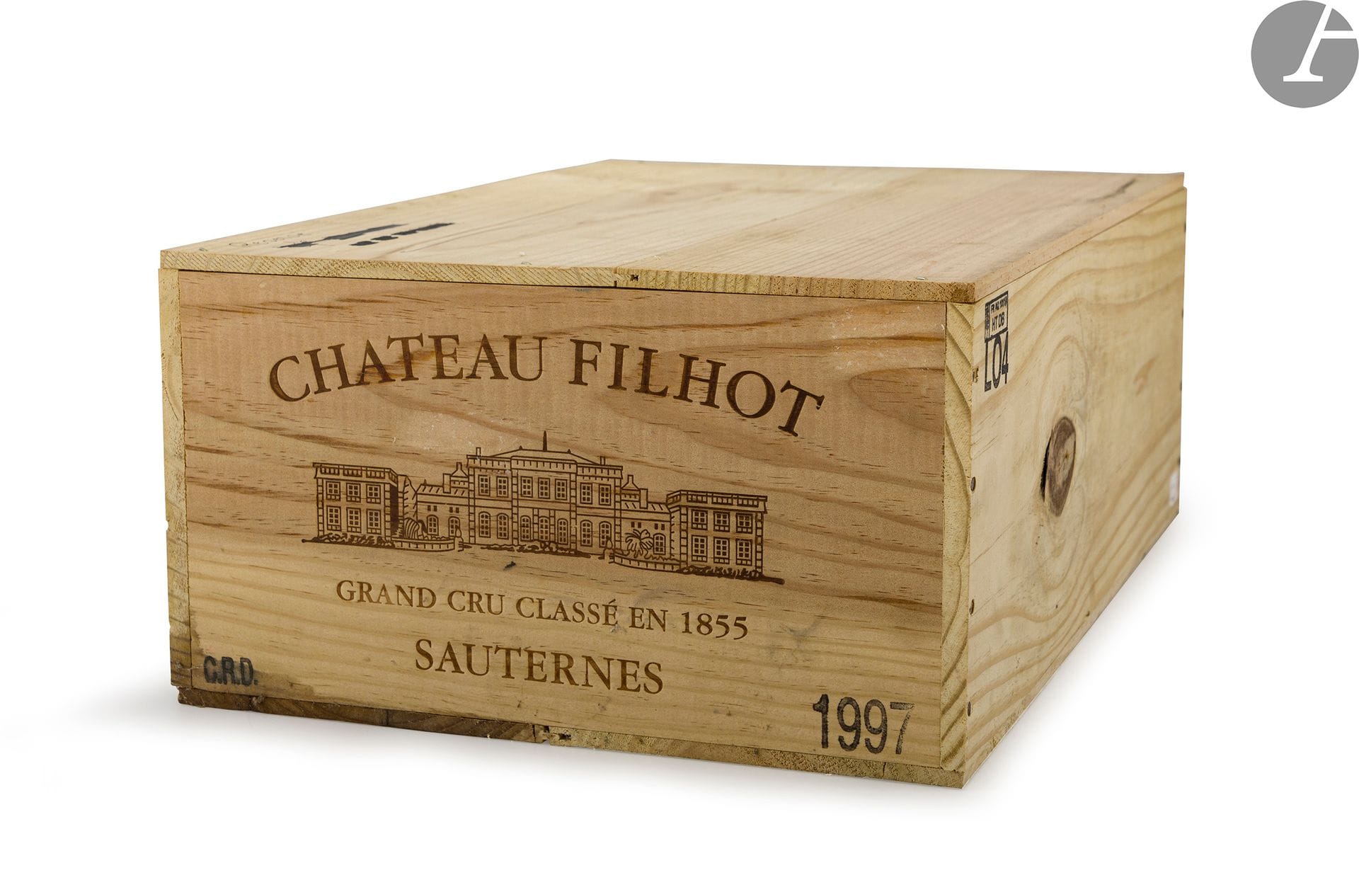 12 B CHÂTEAU FILHOT (Caisse Bois d'origine), CC2 Sauternes, 1997