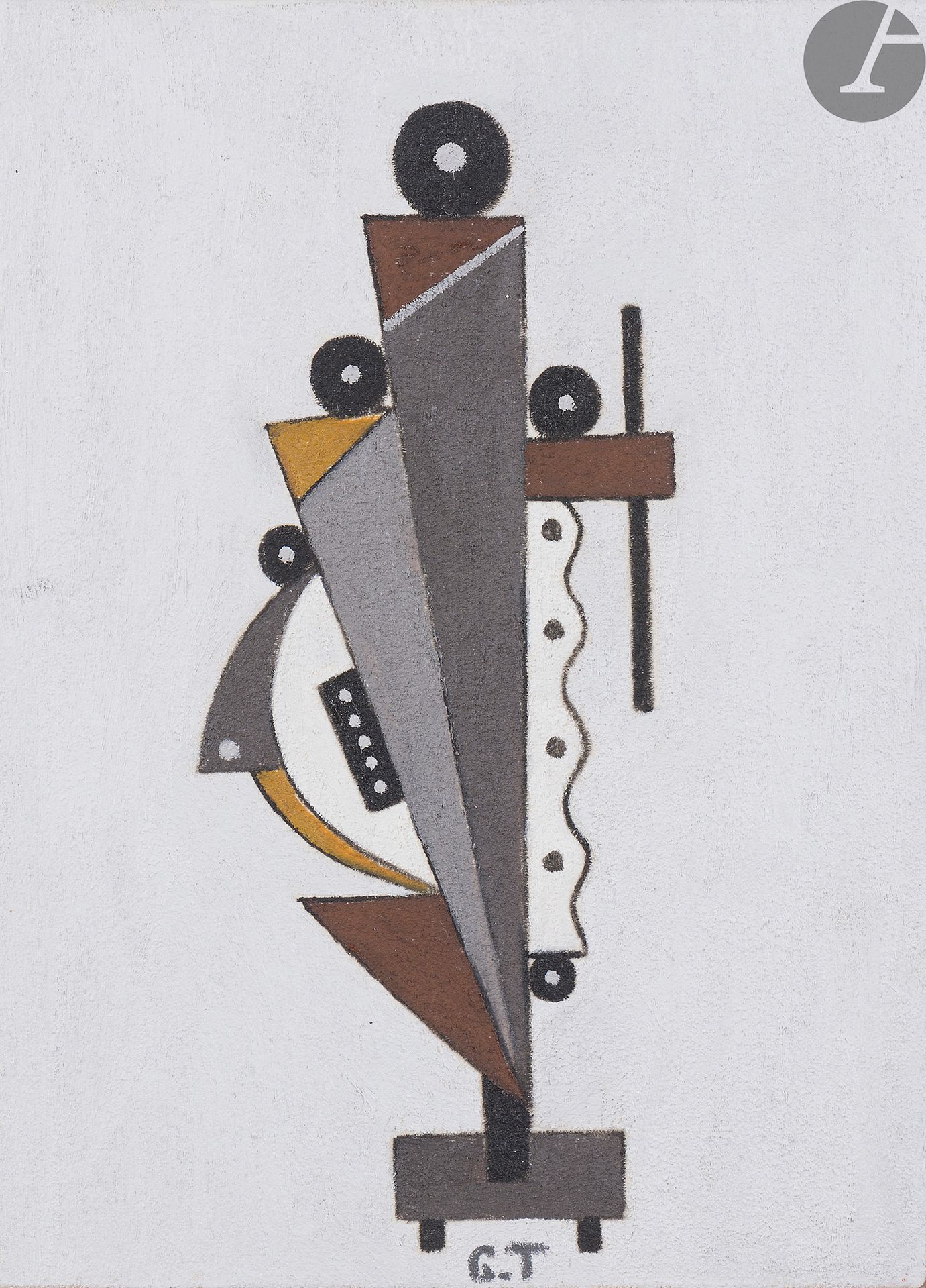 GEORGES TERZIAN (1939-2021) 
Julie, 2016
Huile sur toile. 
Monogrammée en pied. 
Signée, datée et titrée au dos. 
33 x 24 cm