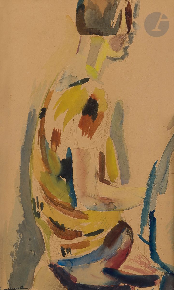 Maurice LOUTREUIL (1885-1925
)Student at the AcademyWatercolor
on pencil lines.
Signed lower left.
34,5 x 21 cmWe

thank Jean Levental for confirming the authenticity of this work.





